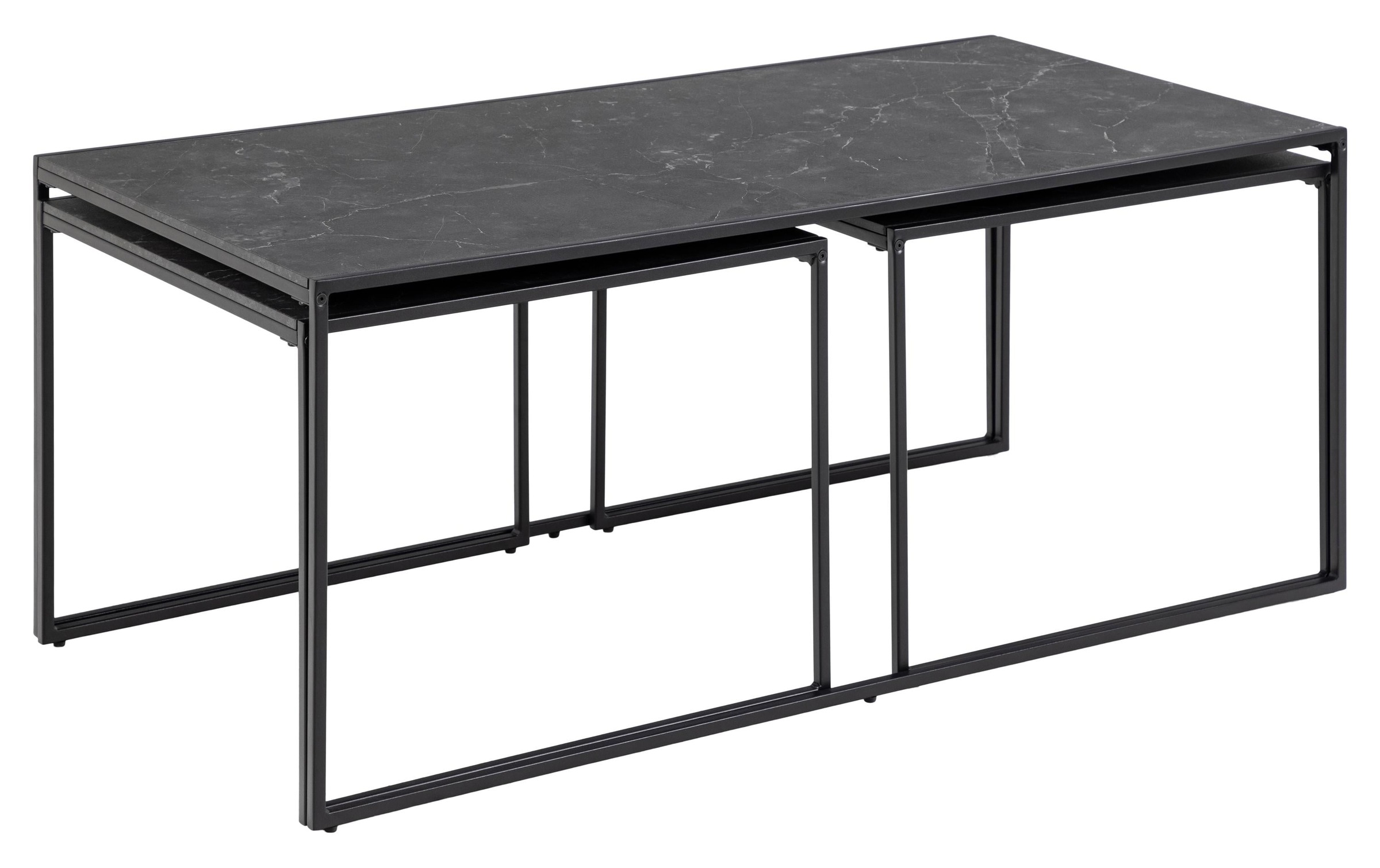 Image of AC Design Beistelltisch "Infinity 120 cm x 48 cm, Schwarz"