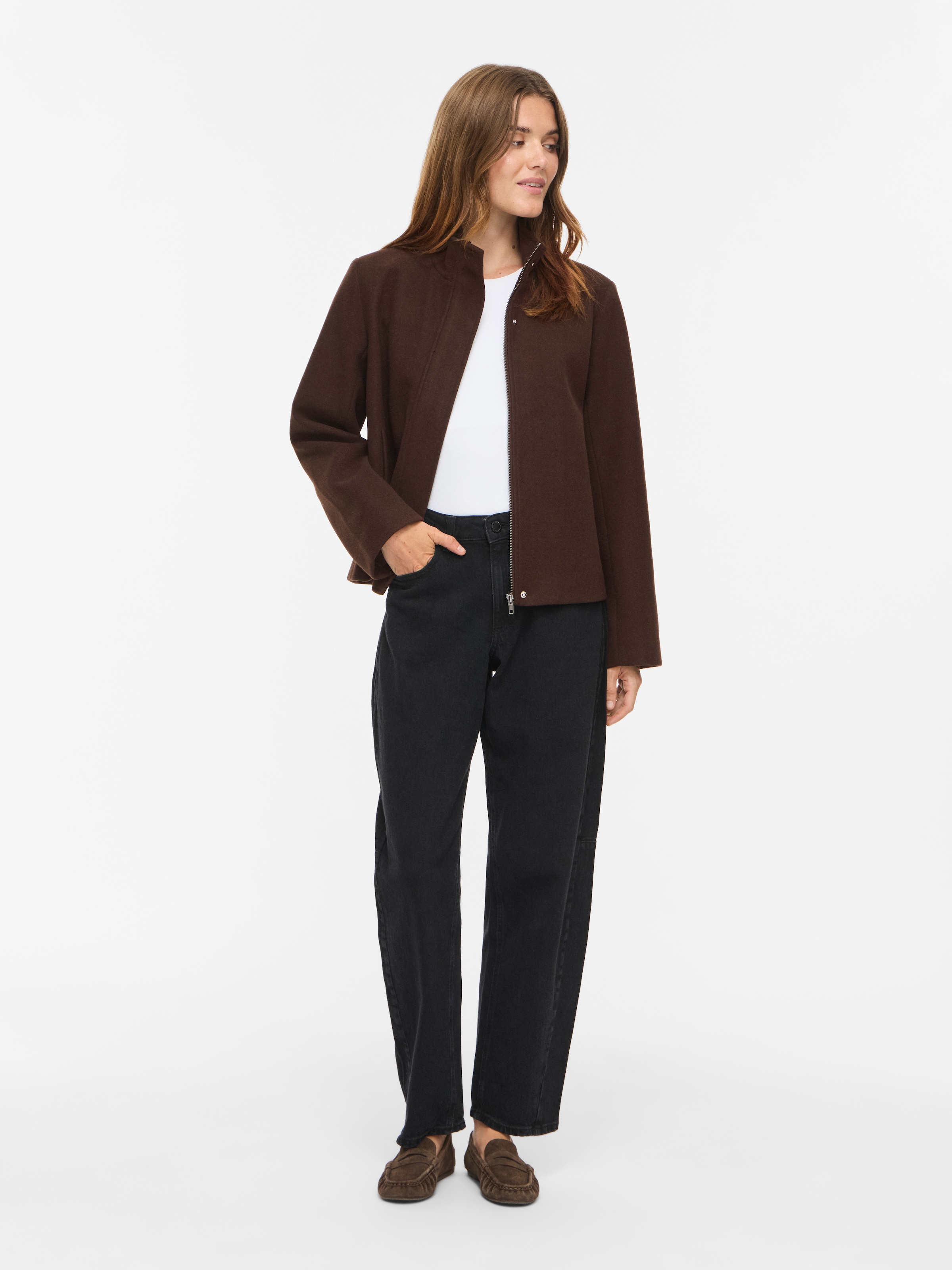 Vila Veste courte »VICLAUDIA L/S HIGH NECK SHORT JKT- NOOS« fibre synthétique