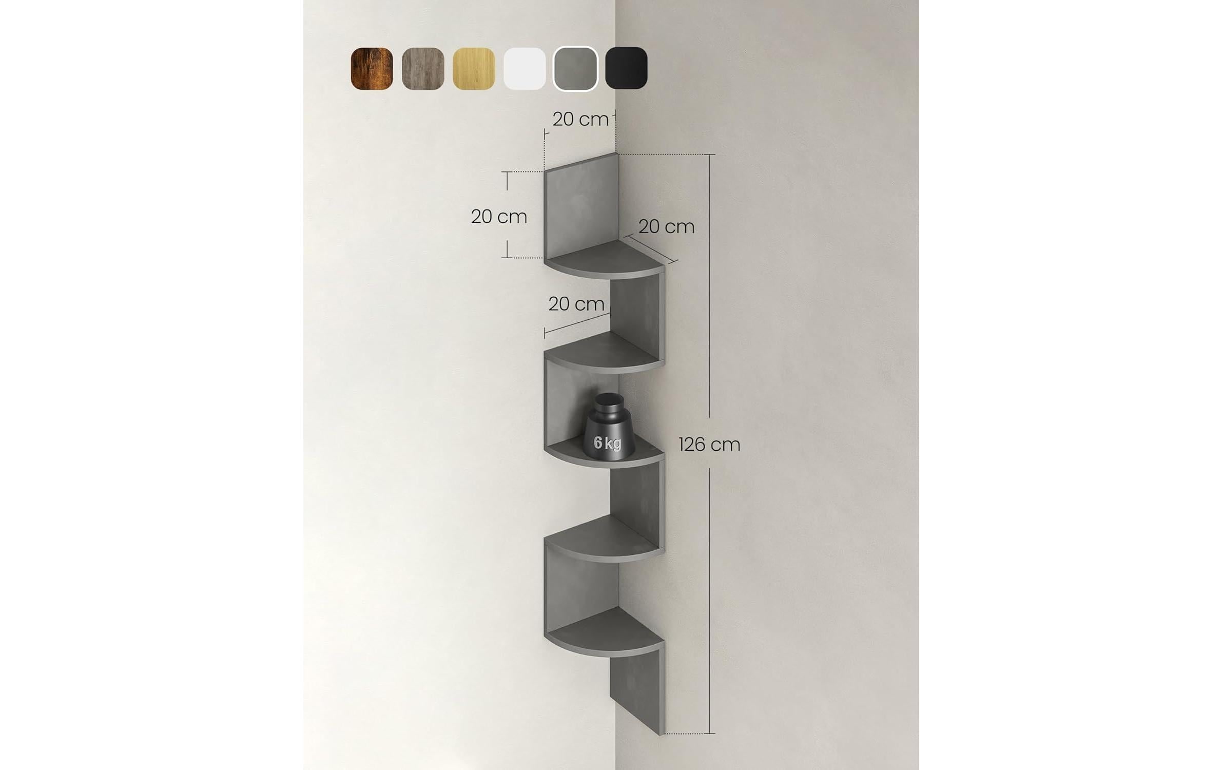 VASAGLE Wandregal »mit 5 Etagen«