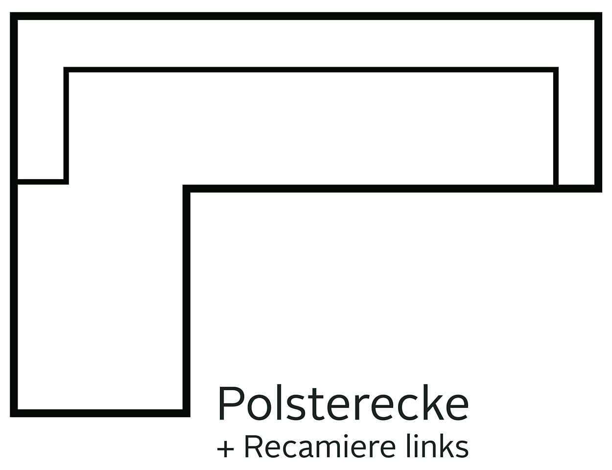 COTTA Ecksofa »Speedway L-Form«, mit Kopfteilverstellung, wahlweise mit Bettfunktion & Bettkasten