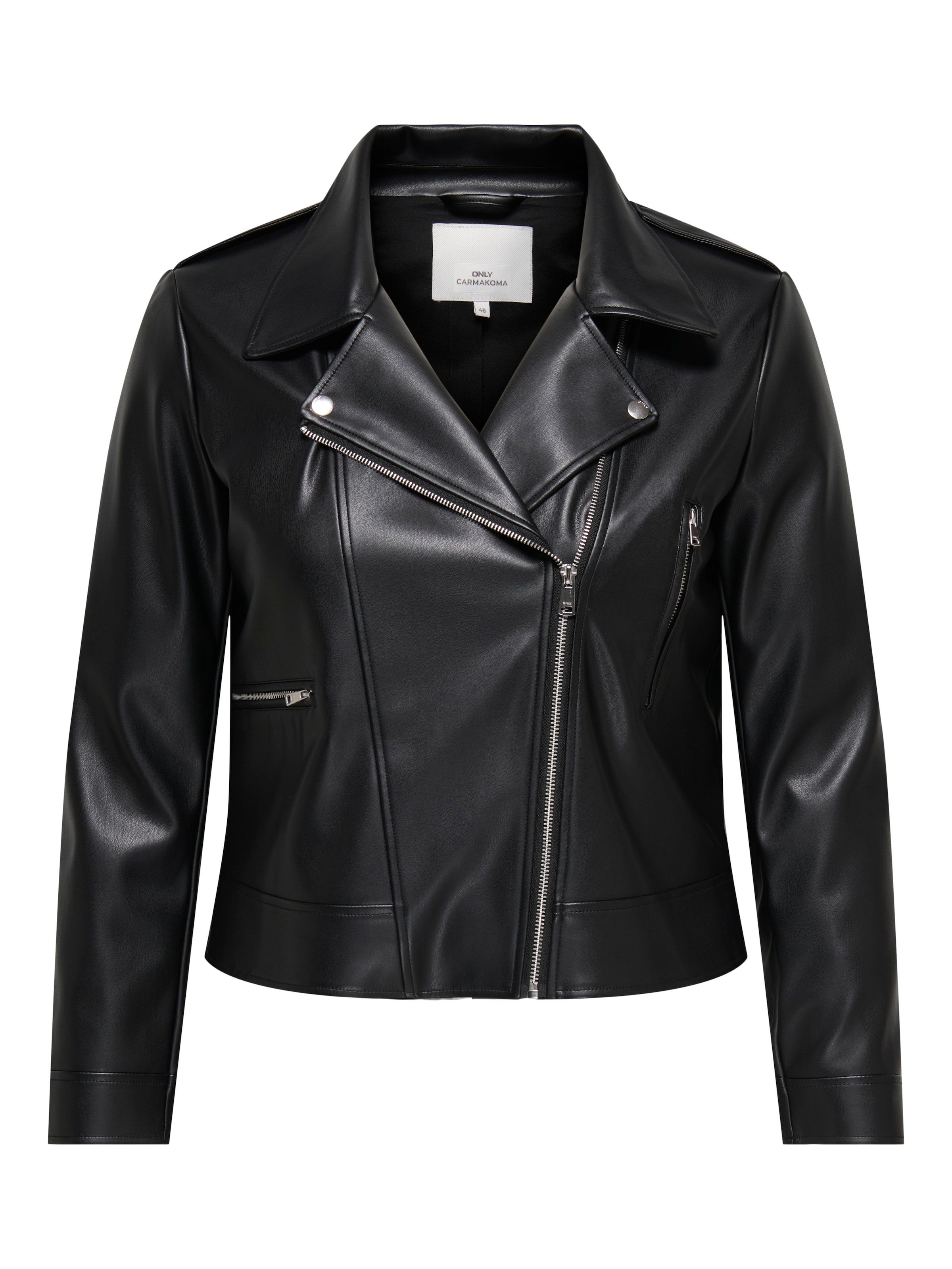 ONLY CARMAKOMA Veste en cuir »CARCARMEN FAUX LEATHER BIKER OTW NOOS«