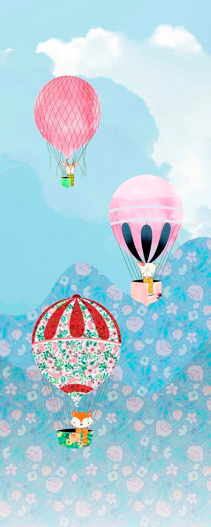 Image of Komar Vliestapete »Happy Balloon«, Comic bei Ackermann Versand Schweiz