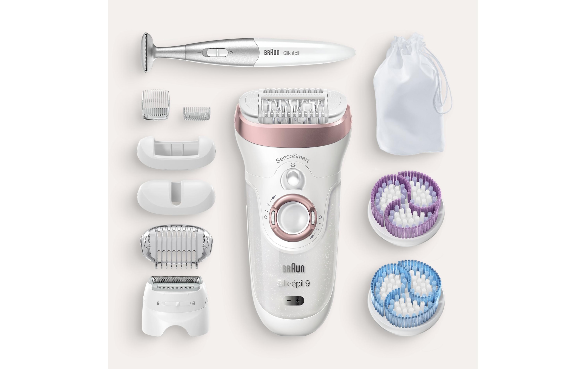 Braun Epilierer »Silk-épil 9 SkinSpa 9-980 SensoSmart«