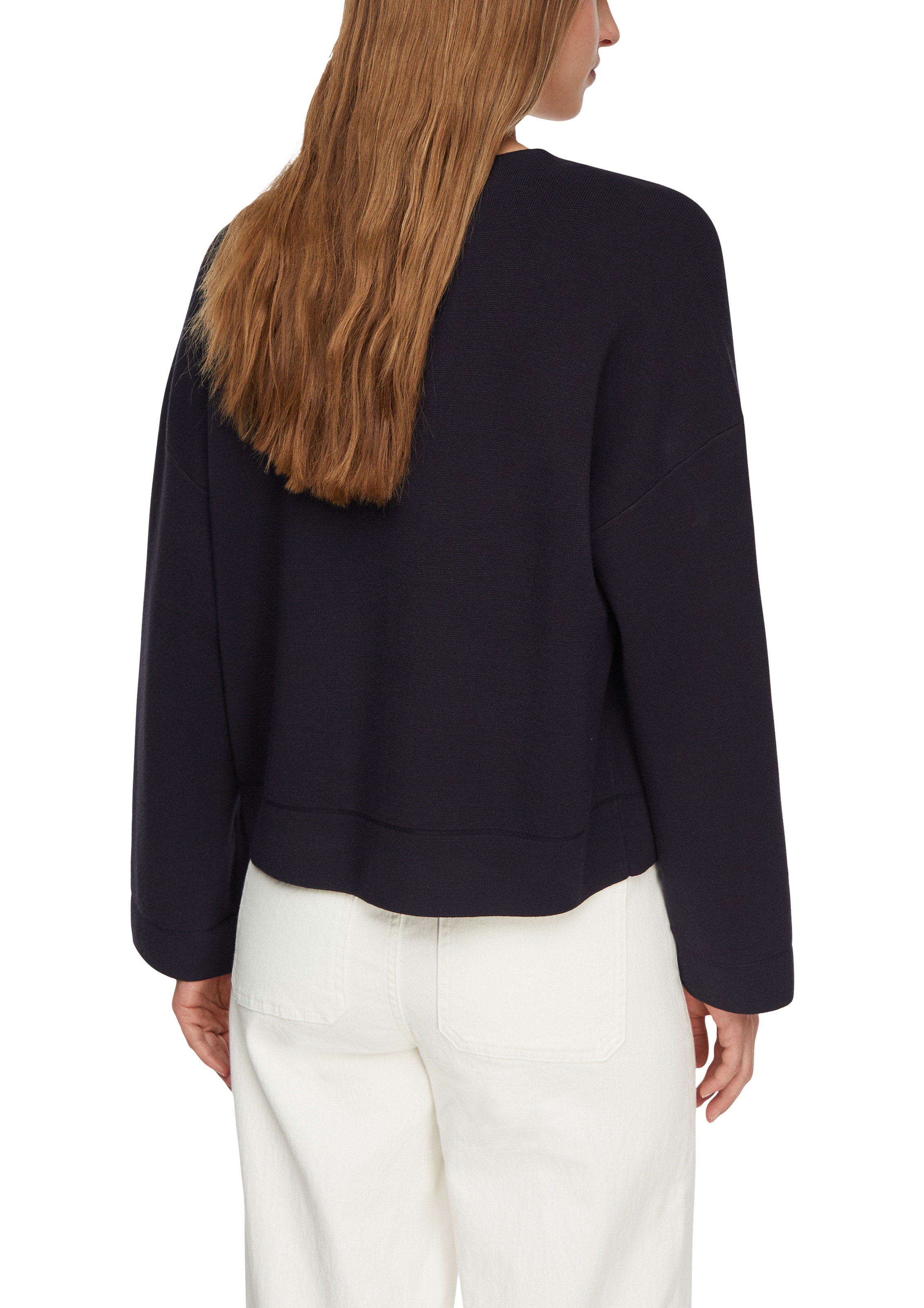Comma Veste en tricot avec encolure en V
