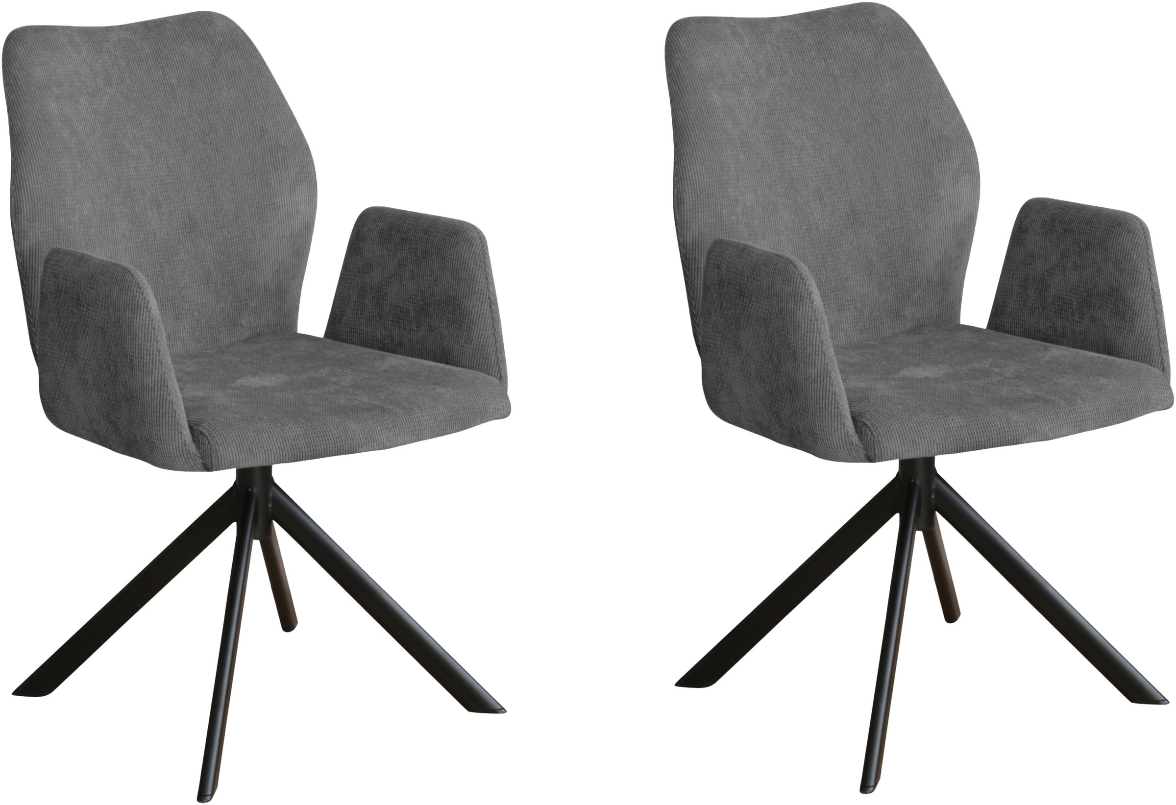Image of GOODproduct Armlehnstuhl "Hacienda" () moderner Cord Bezug, 2er Set