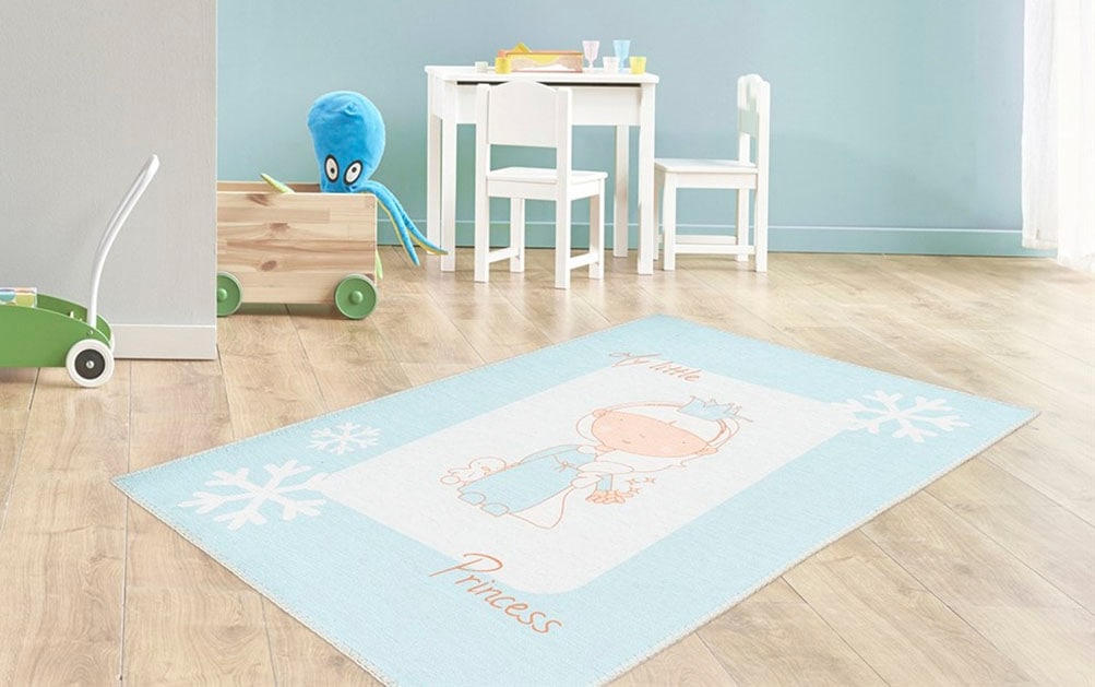 Image of Arte Espina Kinderteppich "Bambini 100" rechteckig 5 mm Höhe Fantasievoll bedruckter Kinderteppich, angenehme Haptik