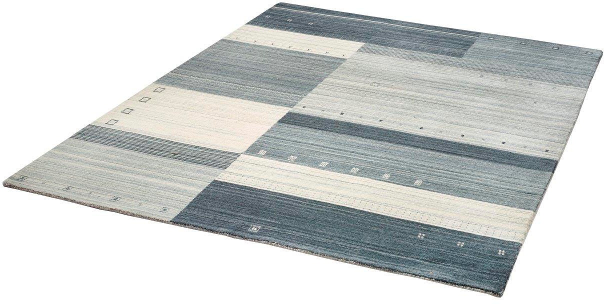 Image of Dekowe Wollteppich »Wesley«, rechteckig, 15 mm Höhe, Handweb Teppich, reine Wolle, modernes Design, ideal im Wohnzimmer & Schlafzimmer bei Ackermann Versand Schweiz