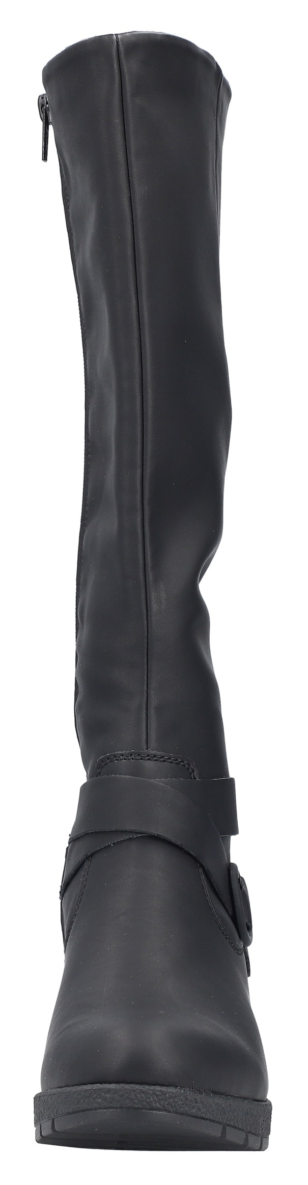 Rieker Stiefel  Langschaftstiefel, Blockabsatz,mit Reissverschluss hinten-schmale Form