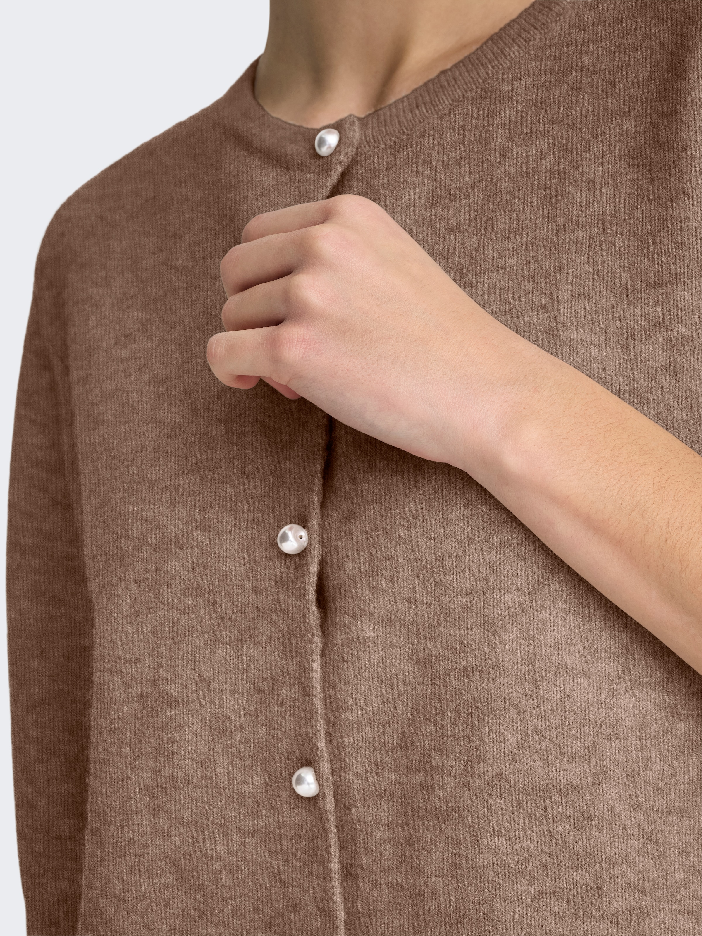 JDY Veste en tricot »JDYRUE LIFE 2/4 PEARL CARDIGAN KNT« mélange de matériaux,