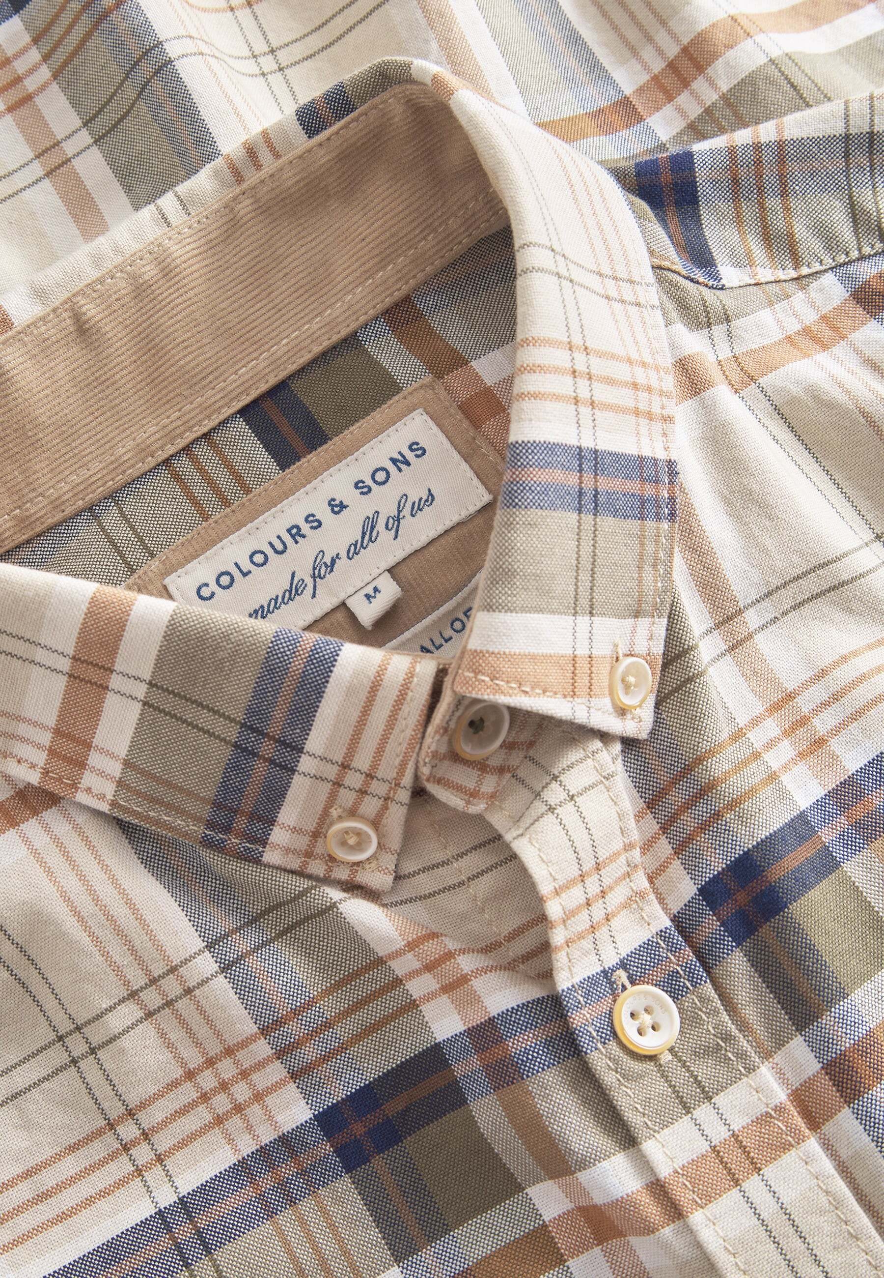 colours & sons Langarmhemd »colours & sons Langarmhemd Shirt Checked«