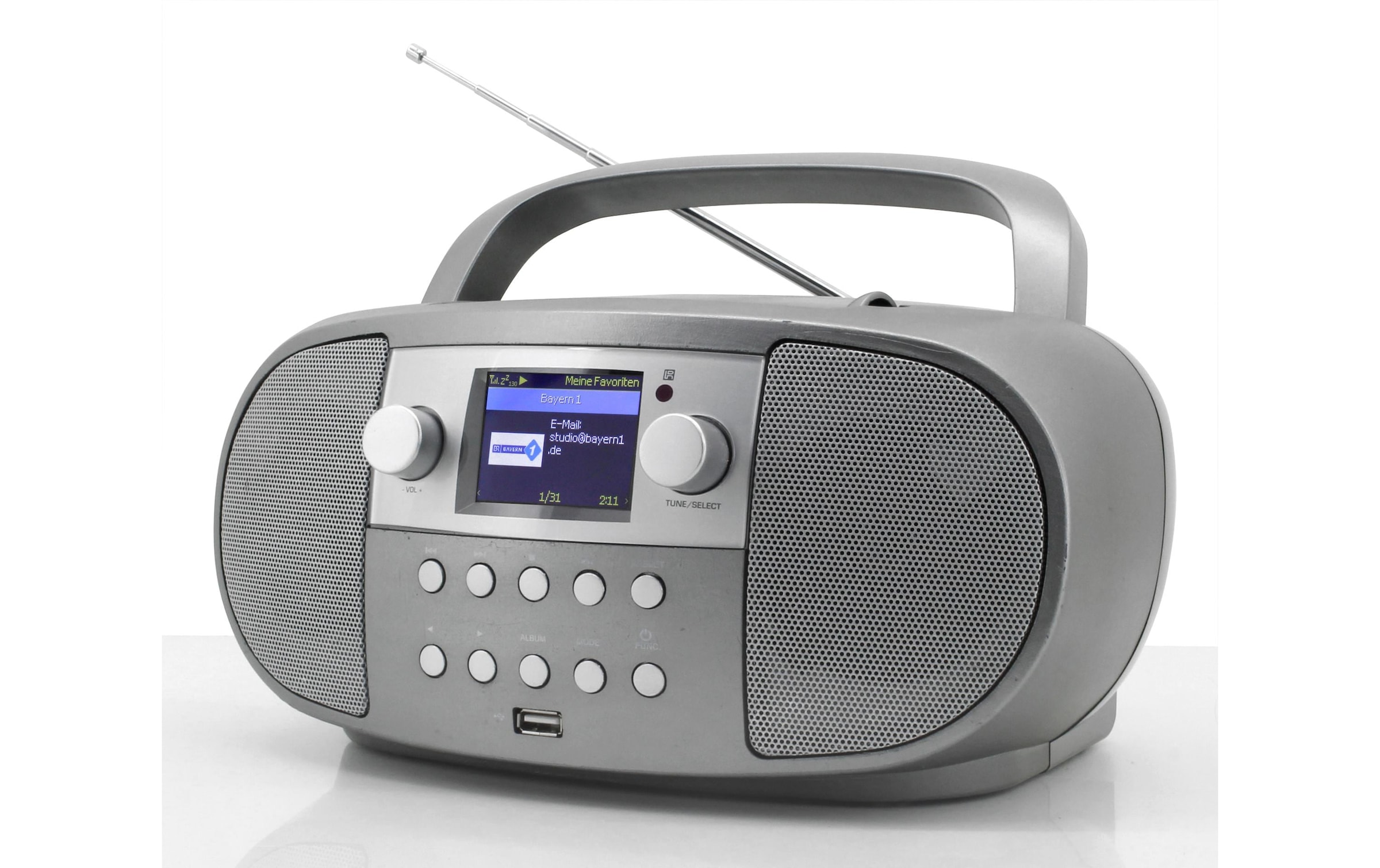 Soundmaster CD-Radiorecorder »SCD7600«, (Bluetooth Digitalradio (DAB+)-FM-Tuner-Internetradio)