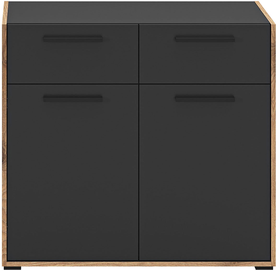 Home affaire Kommode »MUSTA, Breite: 95cm, 2 Schubkästen, 2 Türen, 4 Fächer« Anrichte, Sideborad, Highboard, Schrank, Schuhkommode, Flurkommode