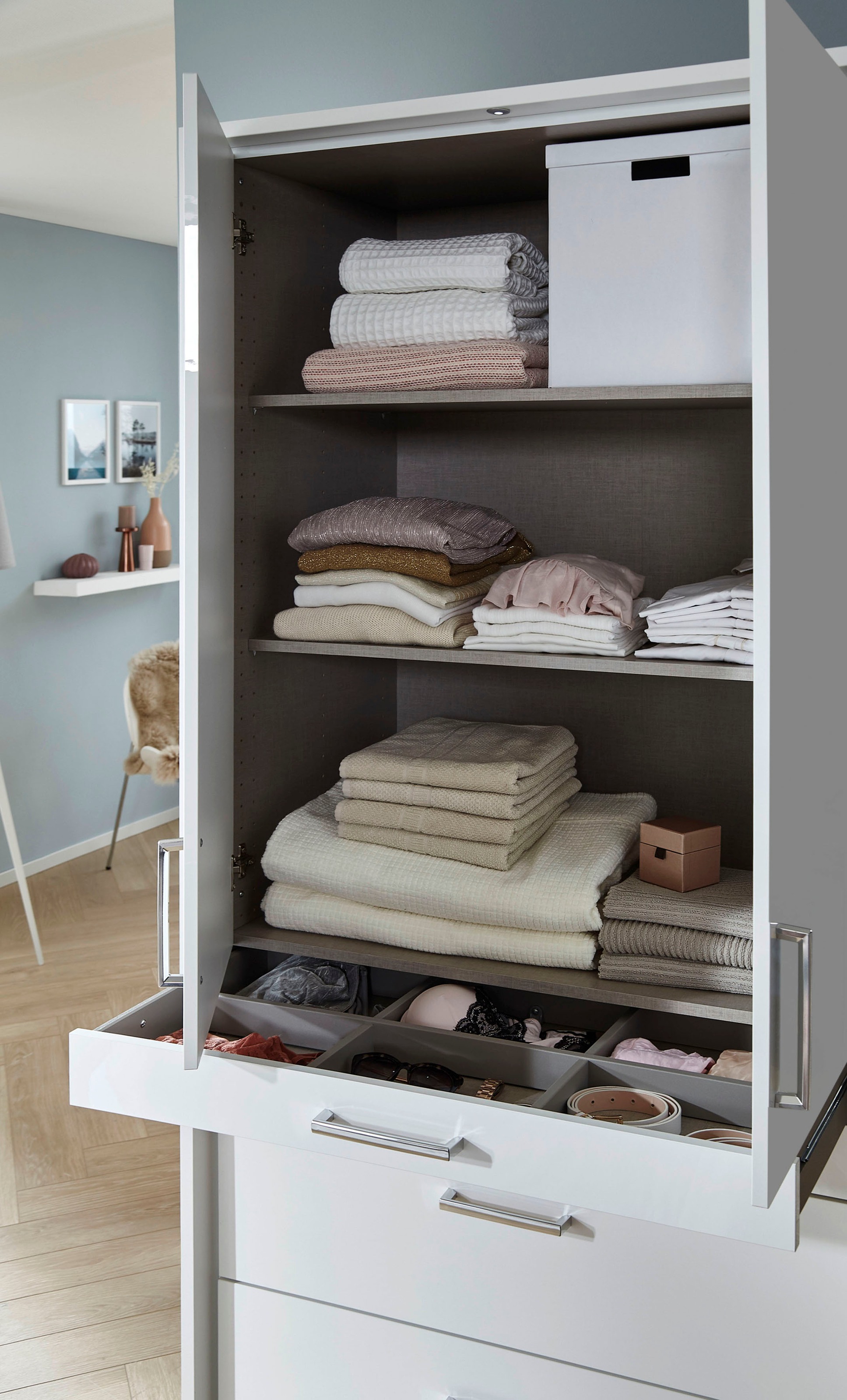 rauch Schrank-Set »Kleiderschrank Schrank Garderobe Garderobenschrank Eckschrank HOMBURG« Set, 