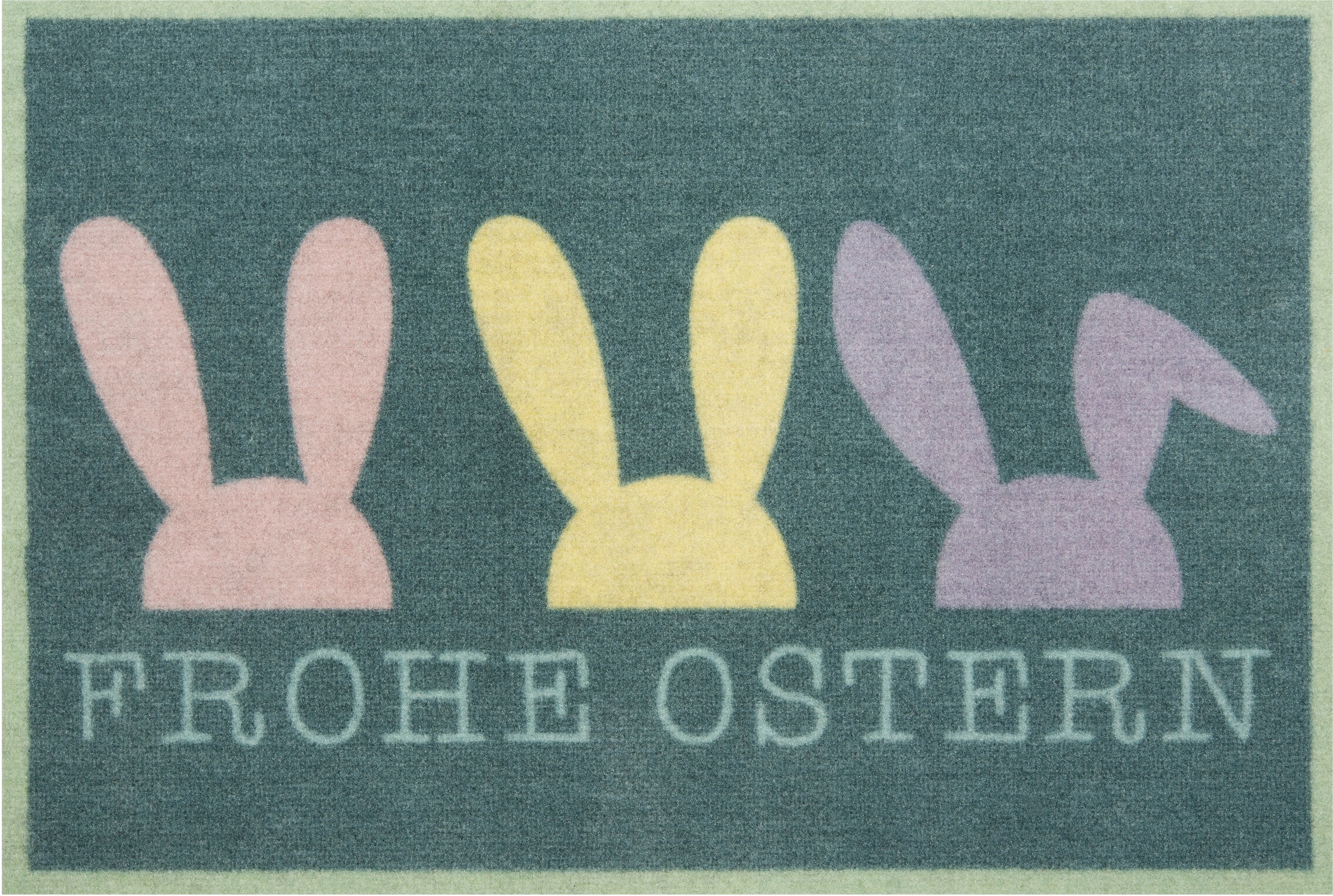 Image of HANSE Home Fussmatte »Frohe Ostern«, rechteckig, 7 mm Höhe, In und Outdoor geeignet, mit Spruch, Festlich, waschbar, Robust, Pflegeleicht, Eingang, Rutschfest bei Ackermann Versand Schweiz