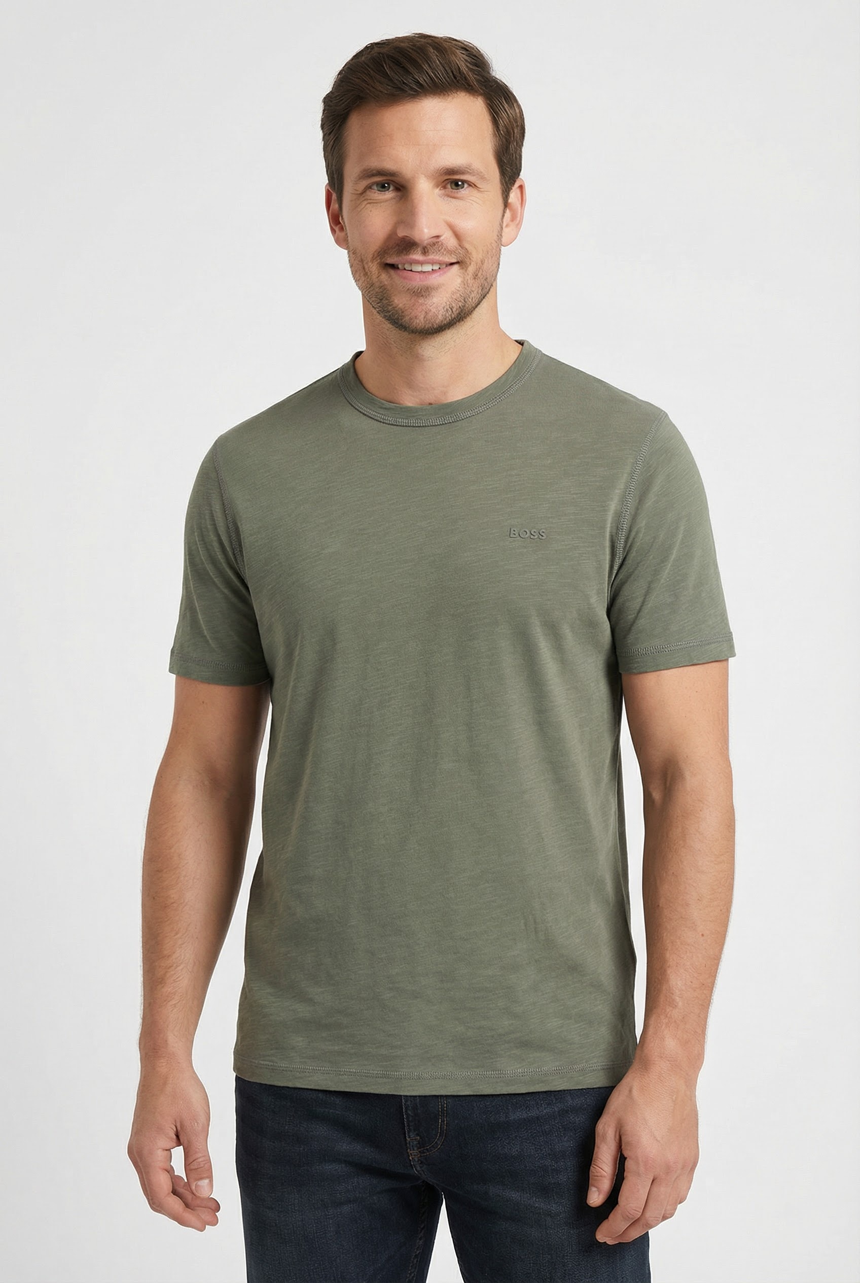 BOSS ORANGE T-Shirt »Tegood« Rundhalsausschnitt, Regular Fit, Logoschriftzug