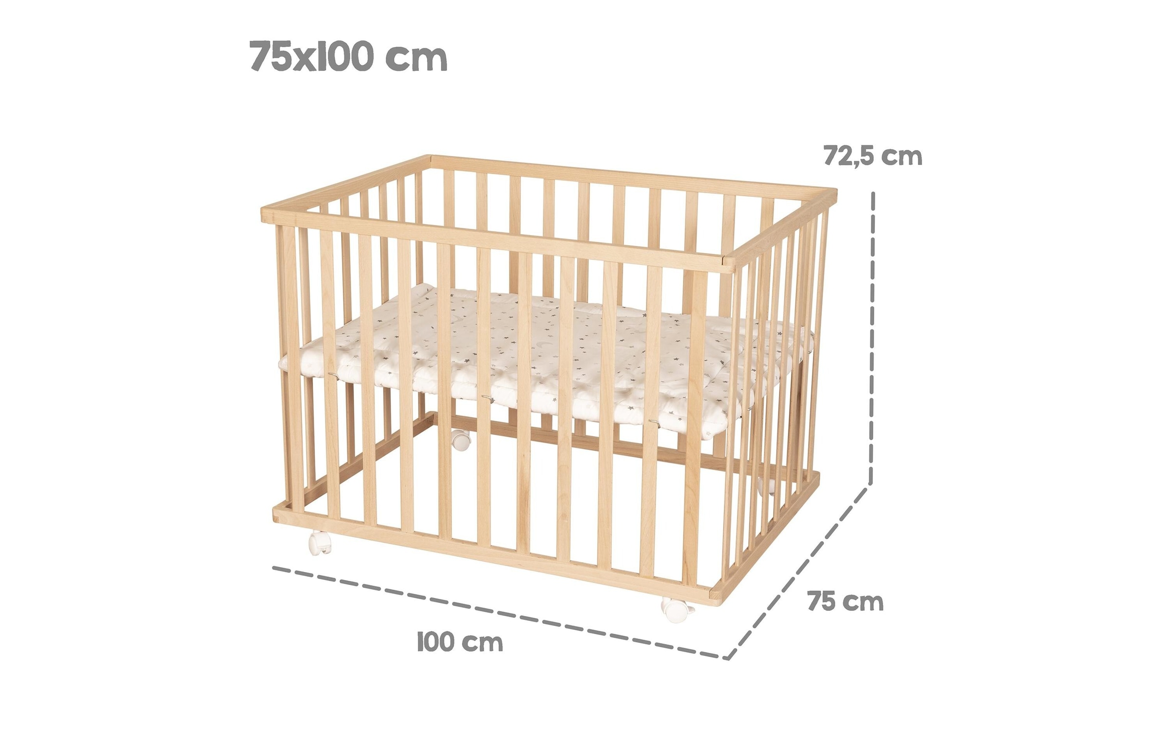 roba® Parc pour bébé »Sternenzauber 100 x 75 cm«