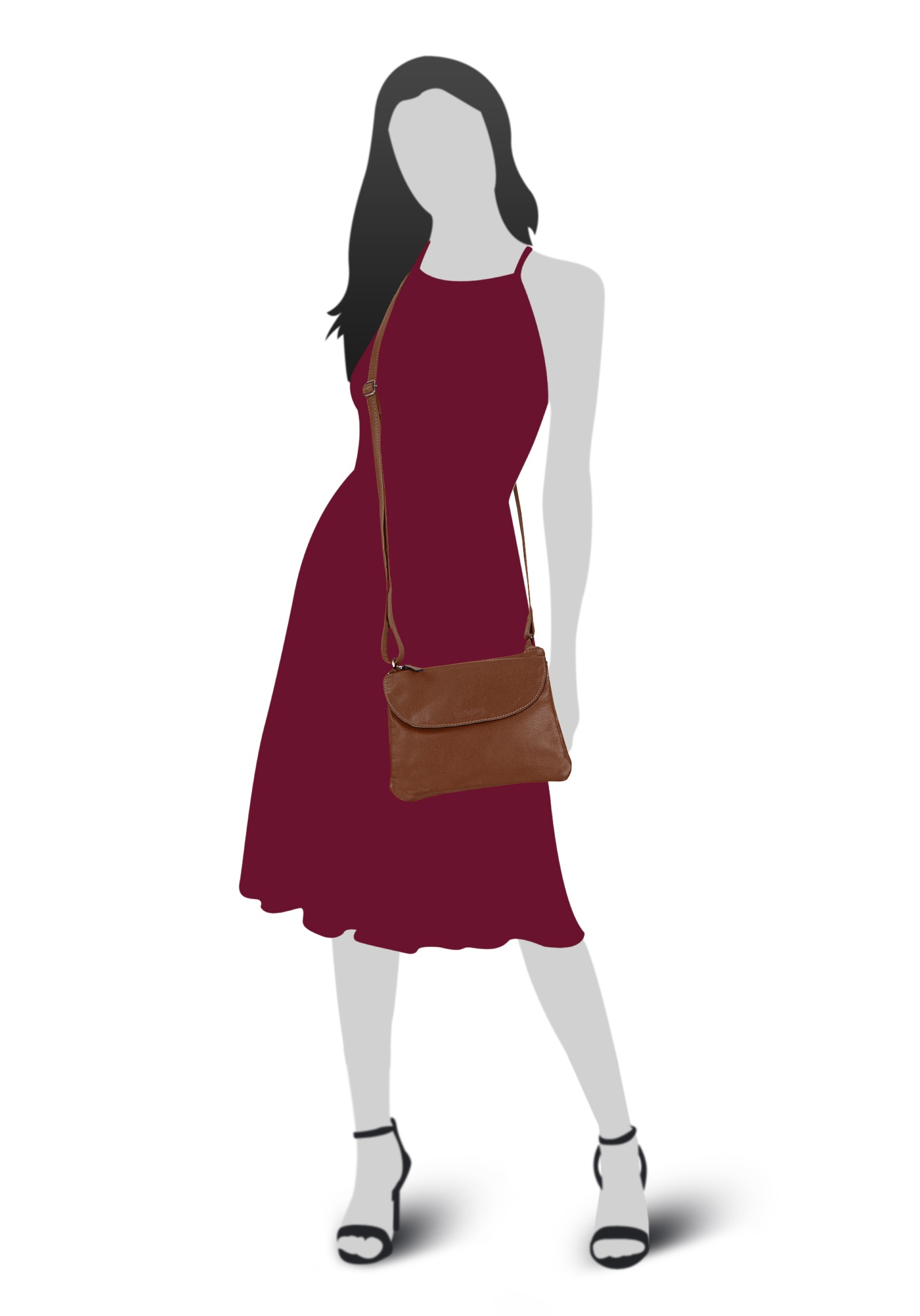 WouWou Sac à bandoulière echt Leder