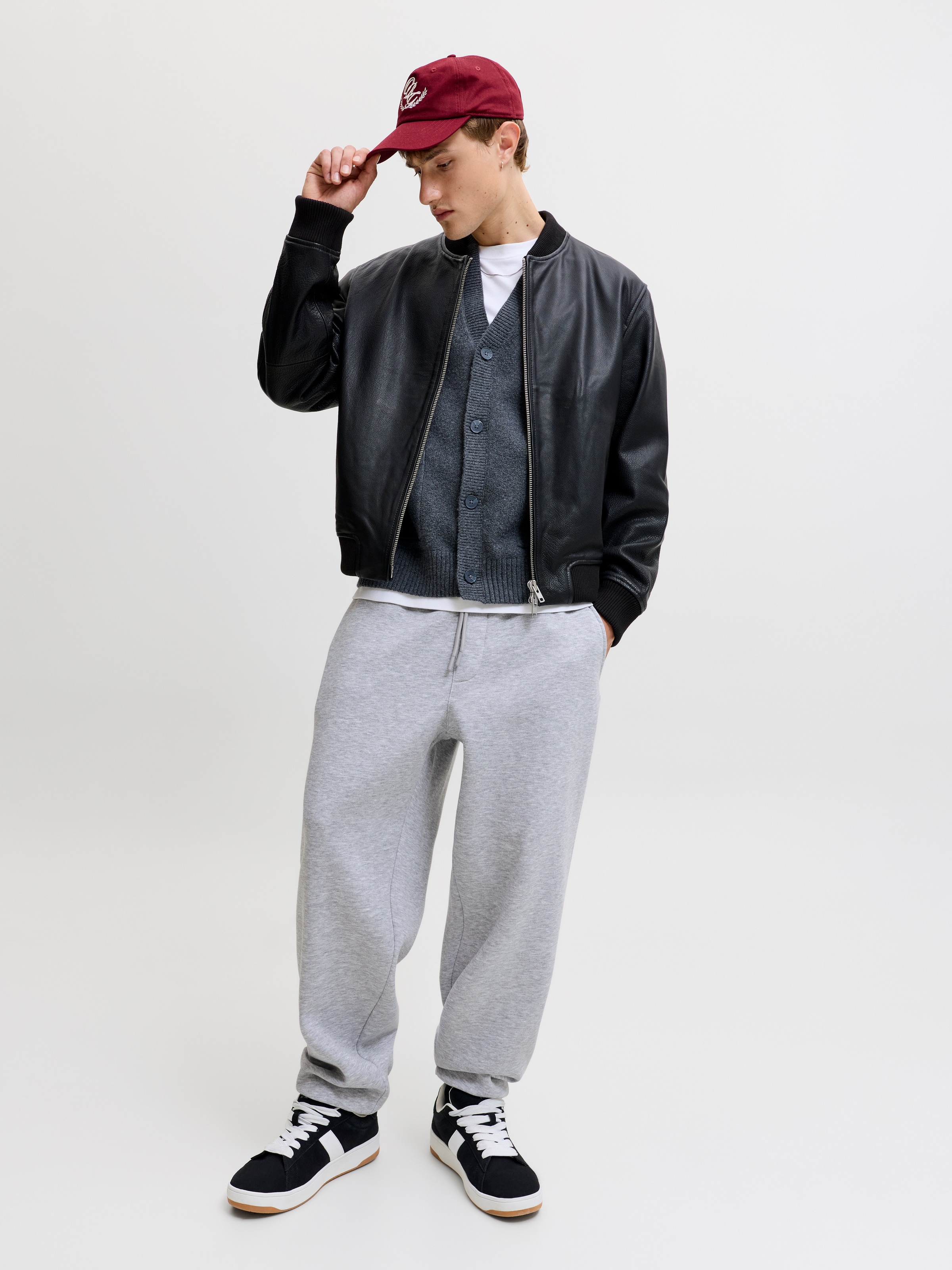 Jack & Jones Sweathose »JPSTKARL BRADLEY SWEAT PANT CUFFED«  Materialmix, regular fit