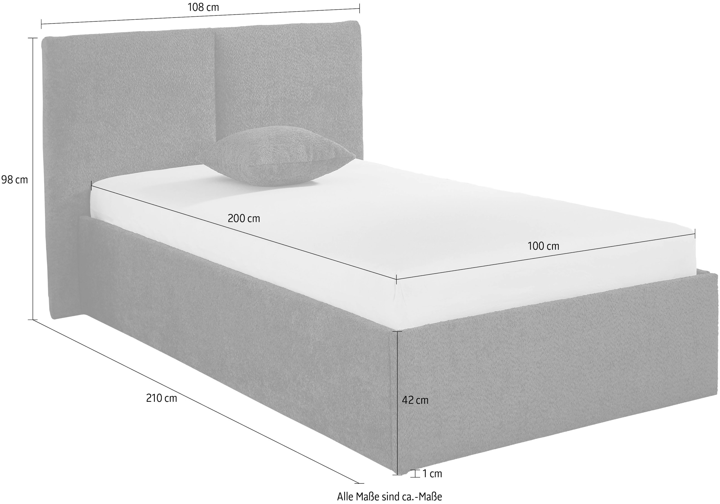 Westfalia Schlafkomfort Lit rembourré