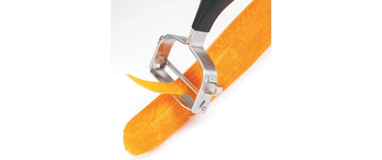 GEFU Sparschäler »GEFU Sparschäler Universale 15.1 cm, Schwarz/Silber«