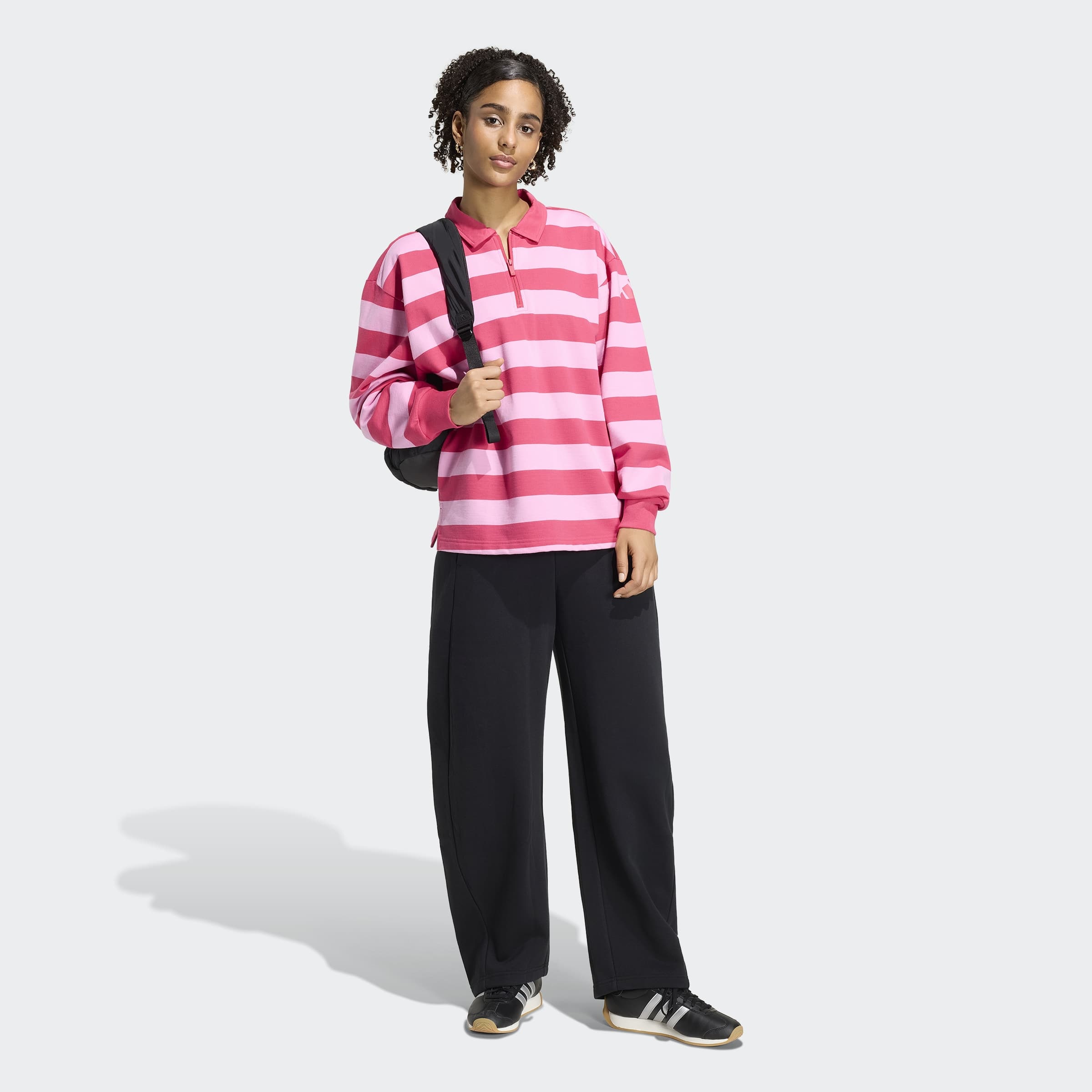 adidas Sportswear Polo »ESSENTIALS CONTEMPORARY FRENCH TERRY LANGARM«
