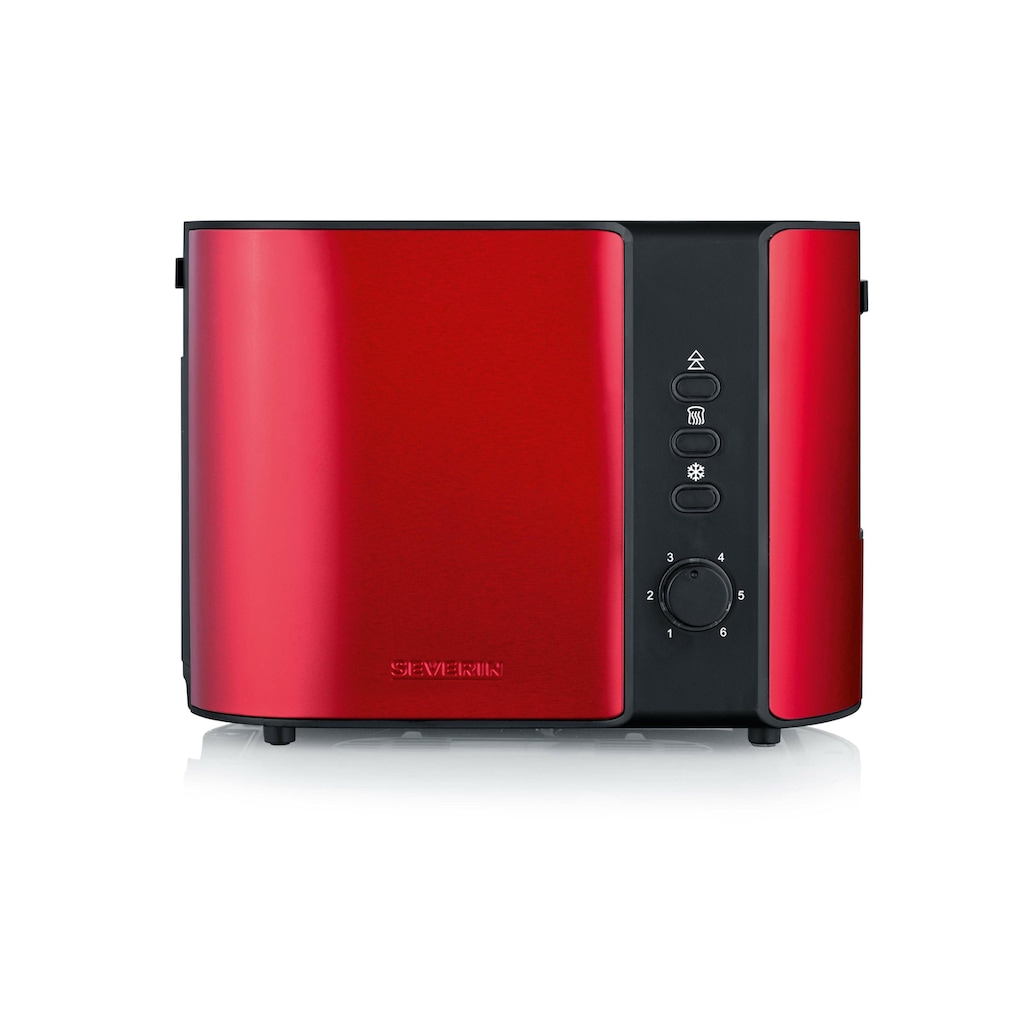 Severin Toaster »AT 2217 Rot Schwarz«, 800 W