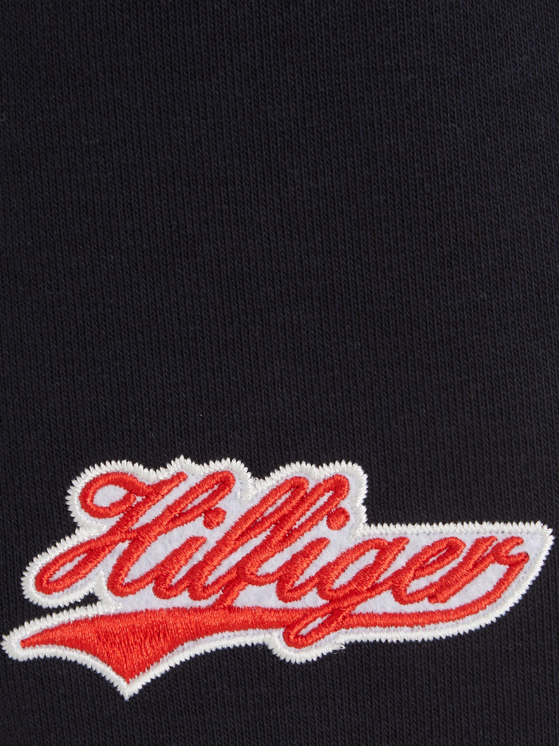 Tommy Hilfiger Sweatshorts »HILFIGER SCRIPT SWEATSHORTS«, mit Logostickerei