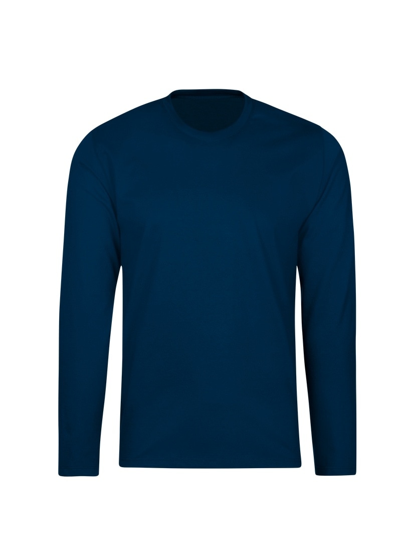 Trigema T-Shirt »TRIGEMA Langarmshirt aus 100% Baumwolle« 1 Stk.