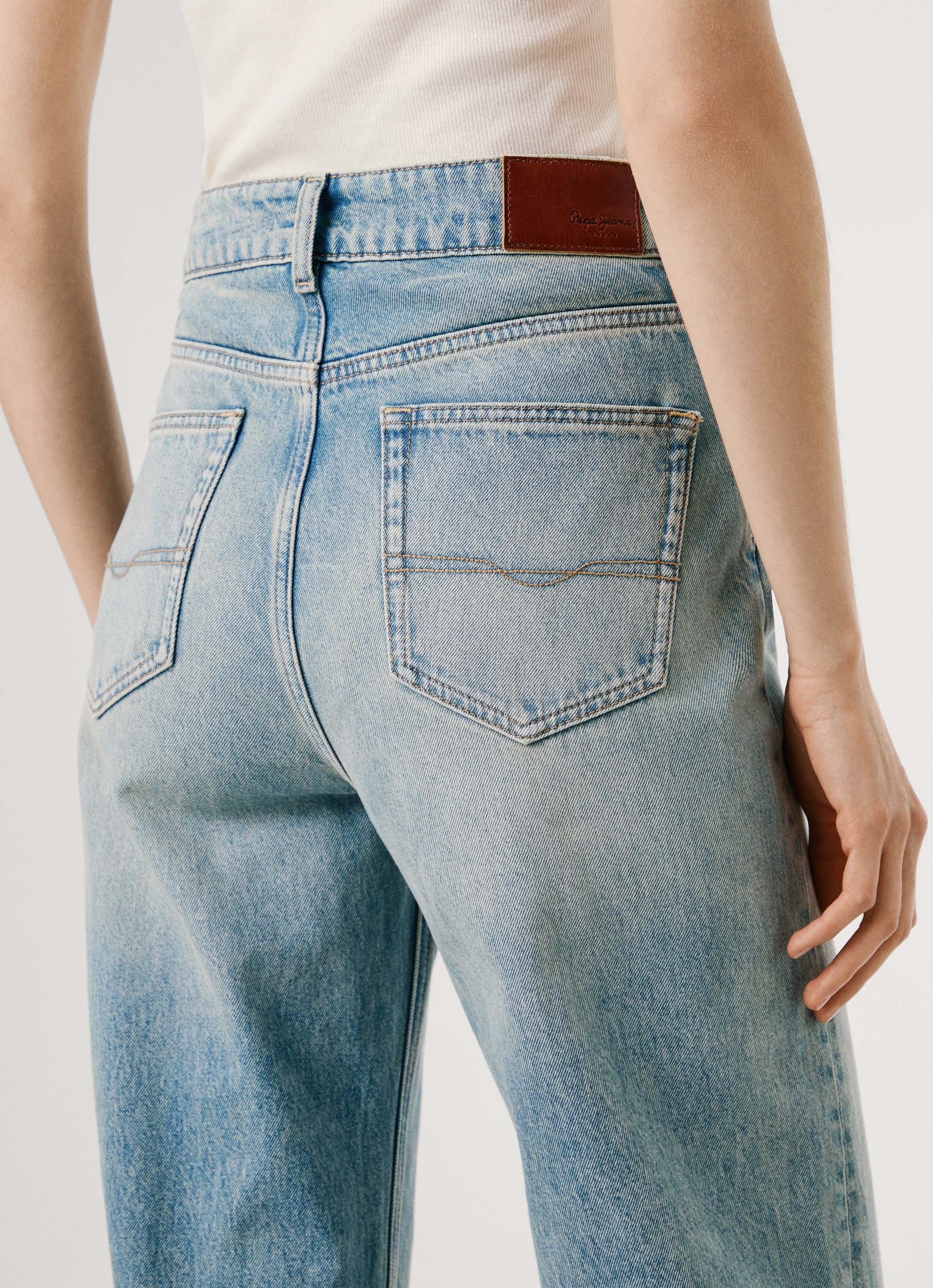 Pepe Jeans Gerade Jeans »STRAIGHT JEANS UHW«, mit hohem Bund