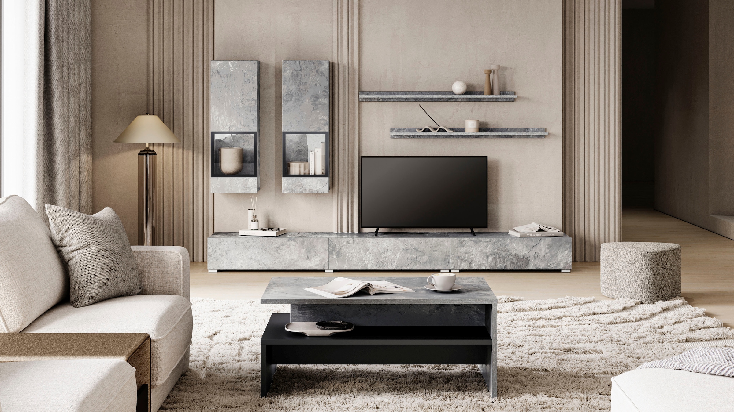 GOODproduct Meuble mural »Baros« Ensemble, 6 cuis tlg.