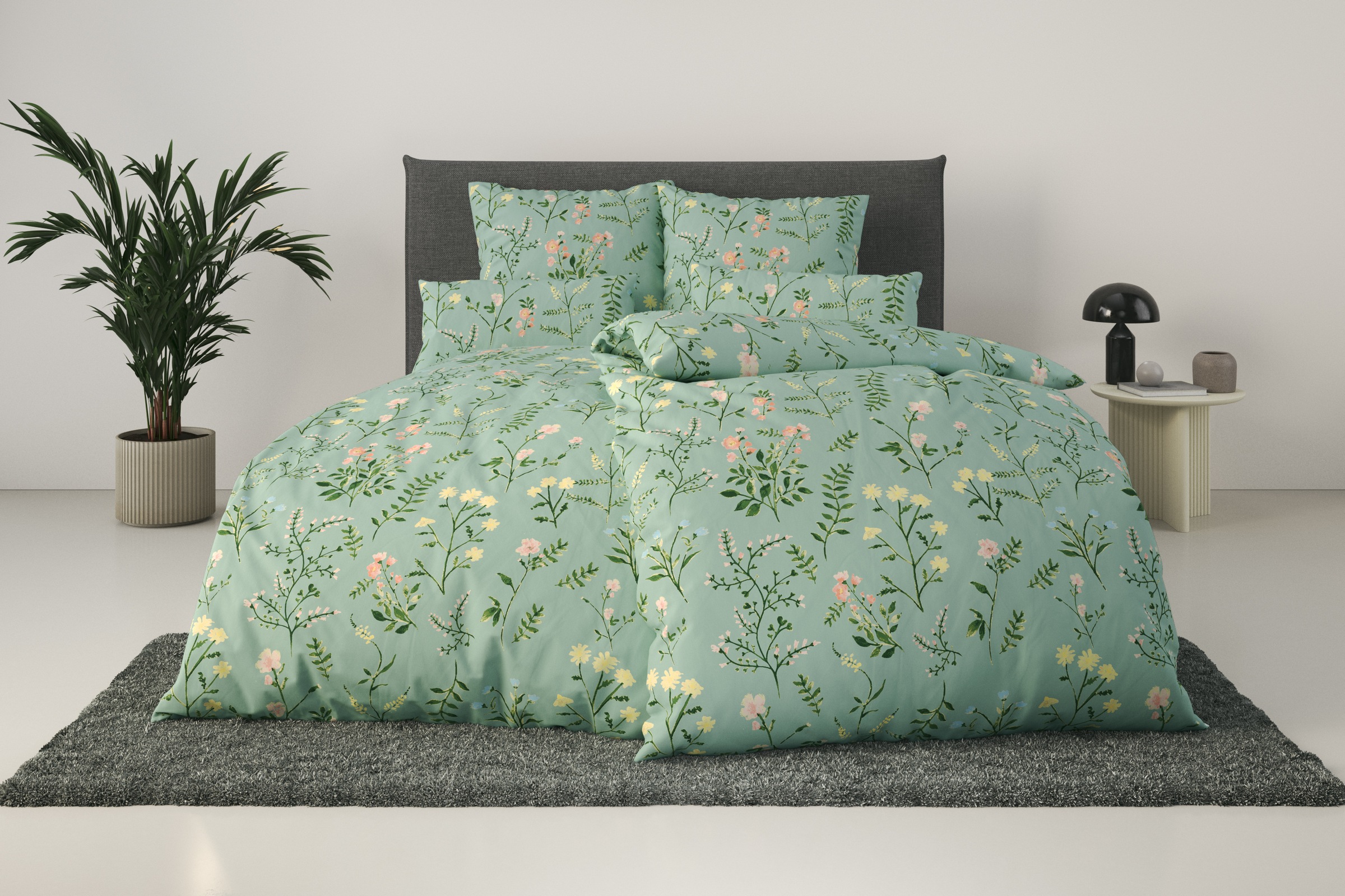 Image of GOODproduct Bettwäsche "Claara" 2 mit Blumen Design, skandinavisch, romantische Bettwäsche