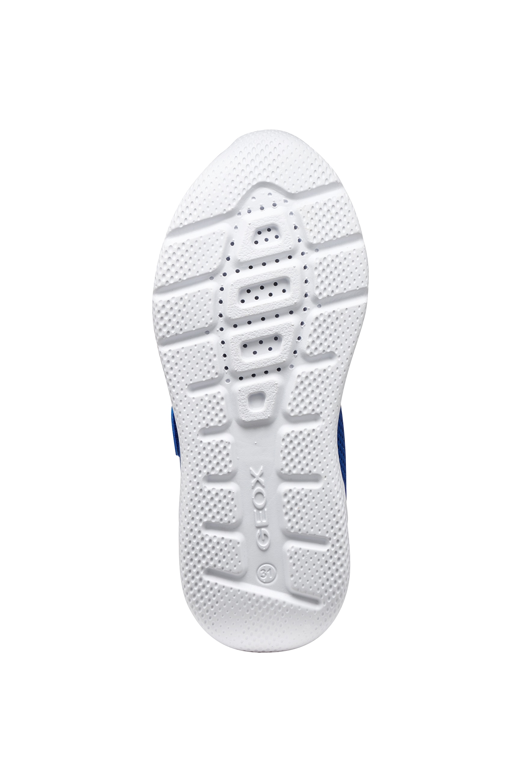 Geox Sneaker »J SPRINTYE BOY«  Halbschuh mit bunten Besätzen, Grössenschablone zum Download