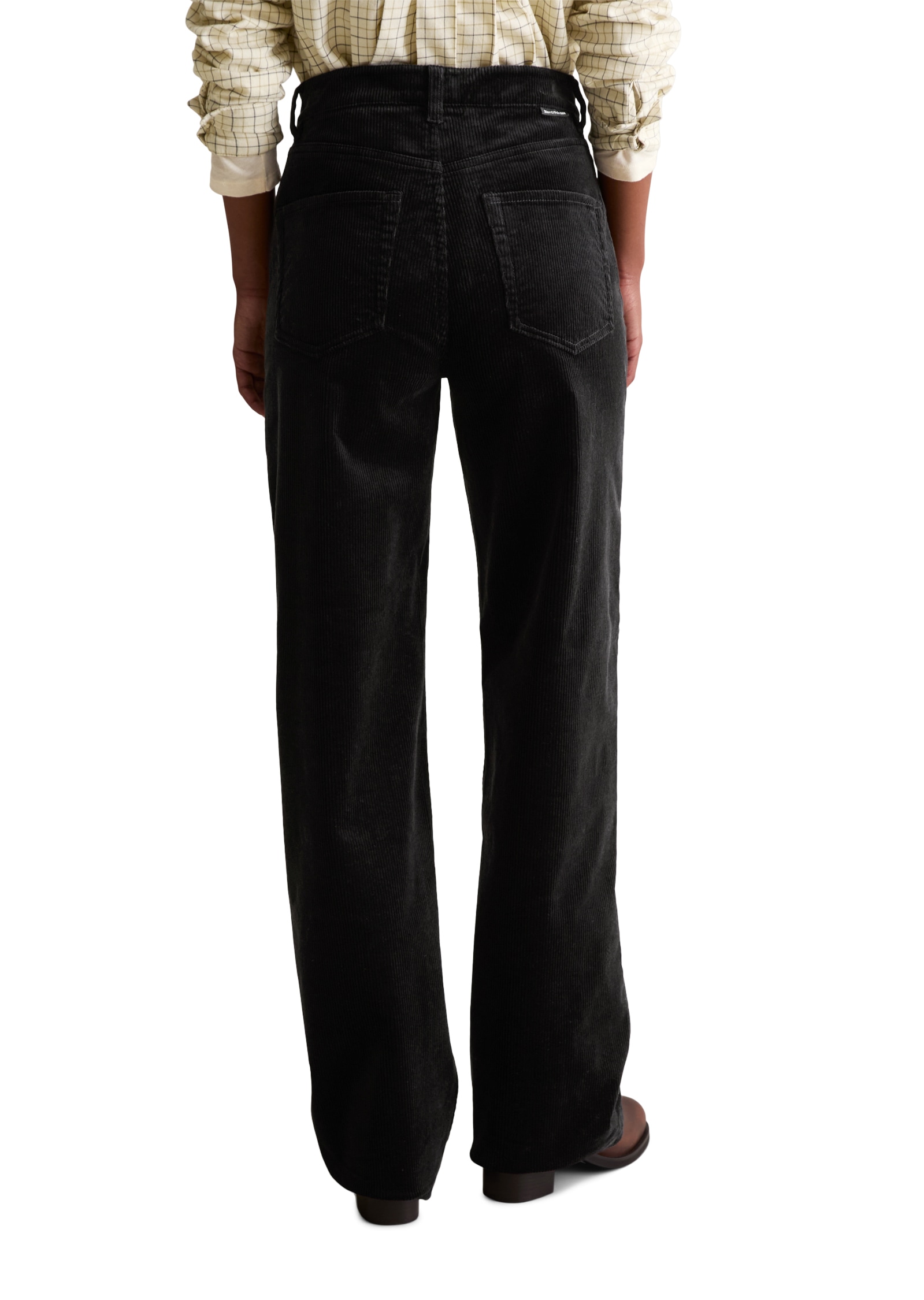 Marc O'Polo DENIM Cordhose »Tomma Wide«  mit Rippstruktur, aus Bio-Baumwoll-Mix, weites, gerades Bein