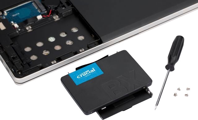 Crucial interne SSD »BX500 240GB 3D NAND SATA«, 2,5 Zoll, Anschluss SATA