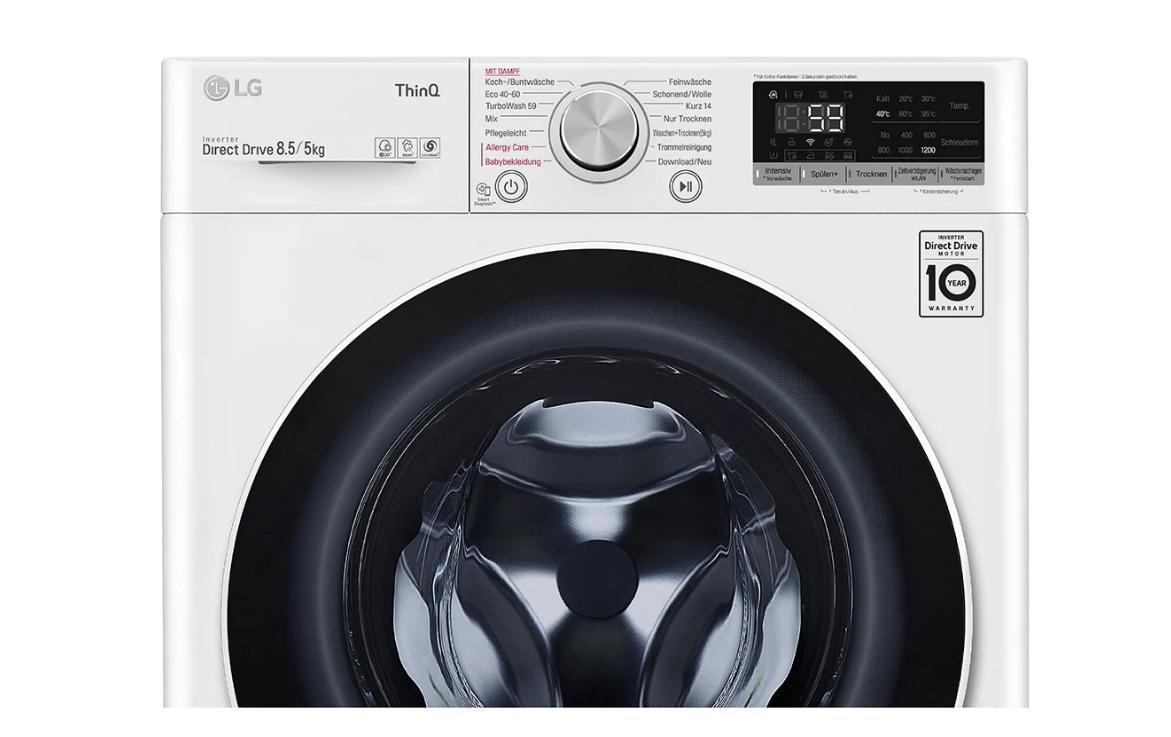 LG Waschtrockner »V5WD85SLIM Links«