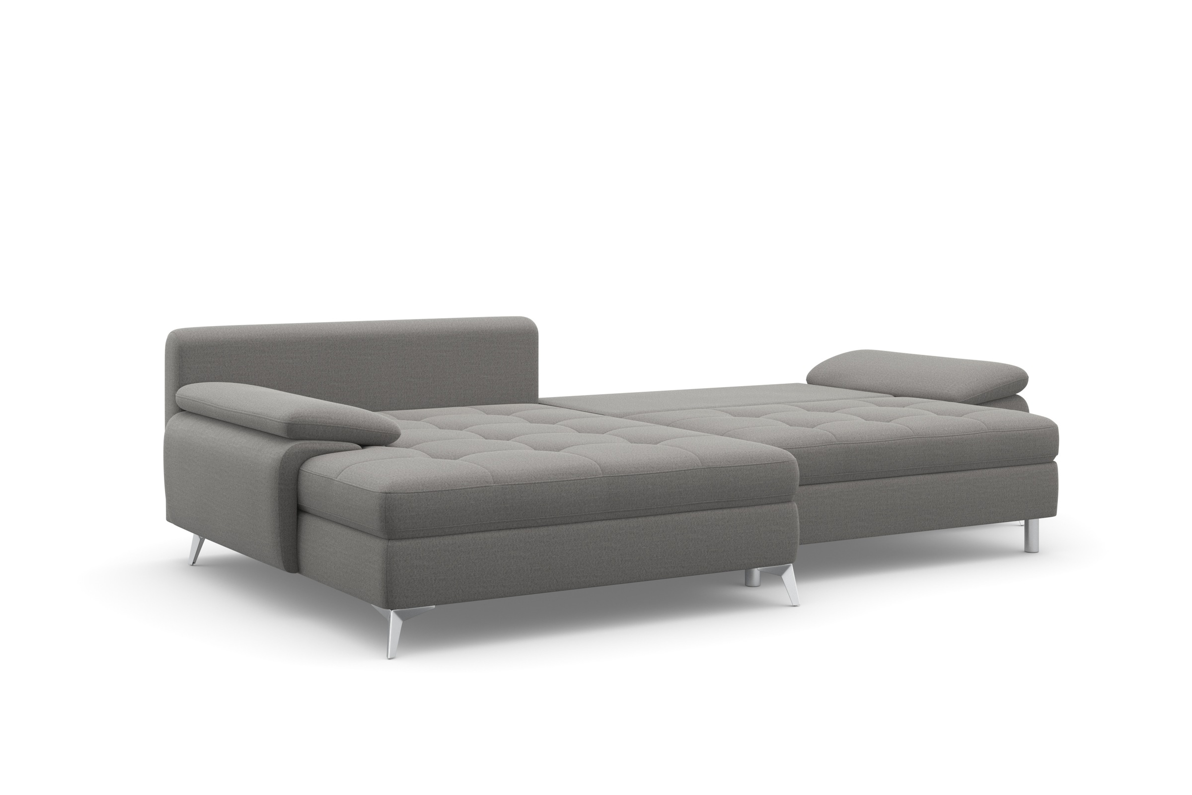 sit&more Ecksofa »Latigo L-Form«, mit Mega-Recamiere, wahlweise mit Bettfunktion und Bettkasten
