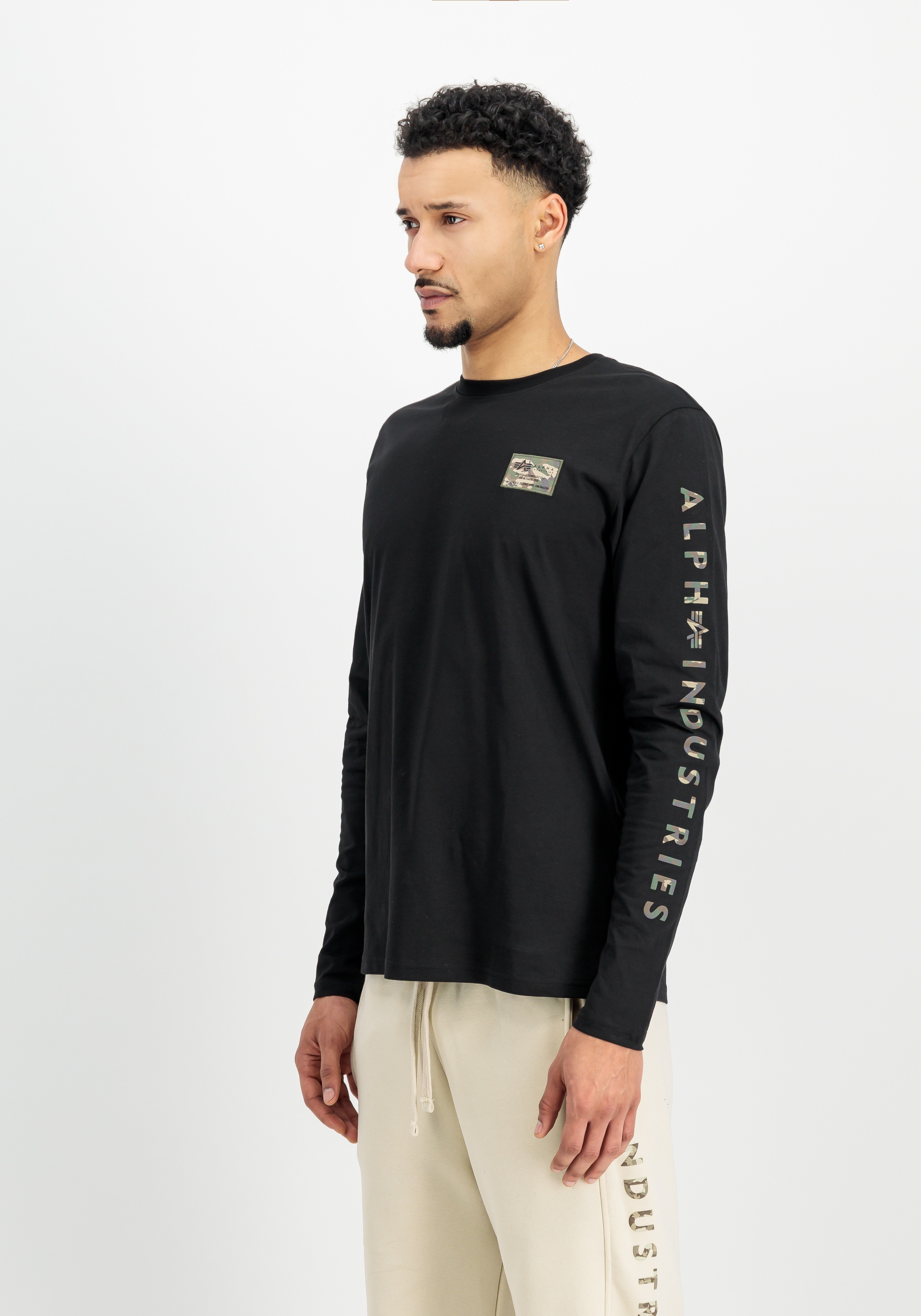 Alpha Industries Longsleeve »Camo Sleeve Longsleeve«