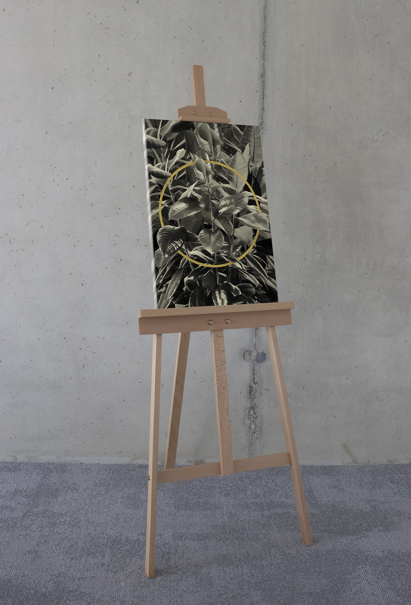 Komar Leinwandbild »Green Surrounding - Grösse 40 x 60 cm«, Natur, (1 St.), Keilrahmenbild mi Echtholzrahmen