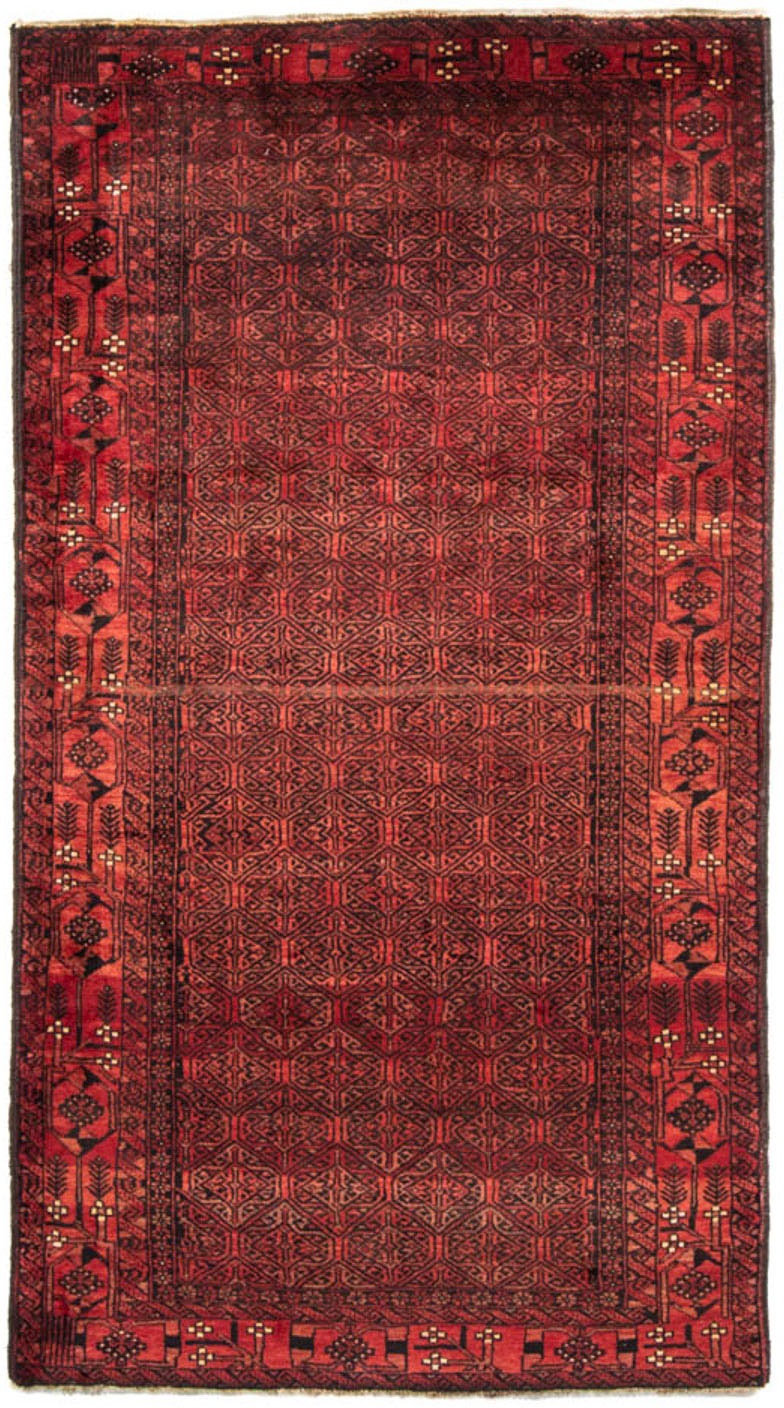 Image of morgenland Hochflor-Läufer »Shiraz Durchgemustert Rosso 225 x 121 cm«, rechteckig, 1 mm Höhe, Handgeknüpft bei Ackermann Versand Schweiz
