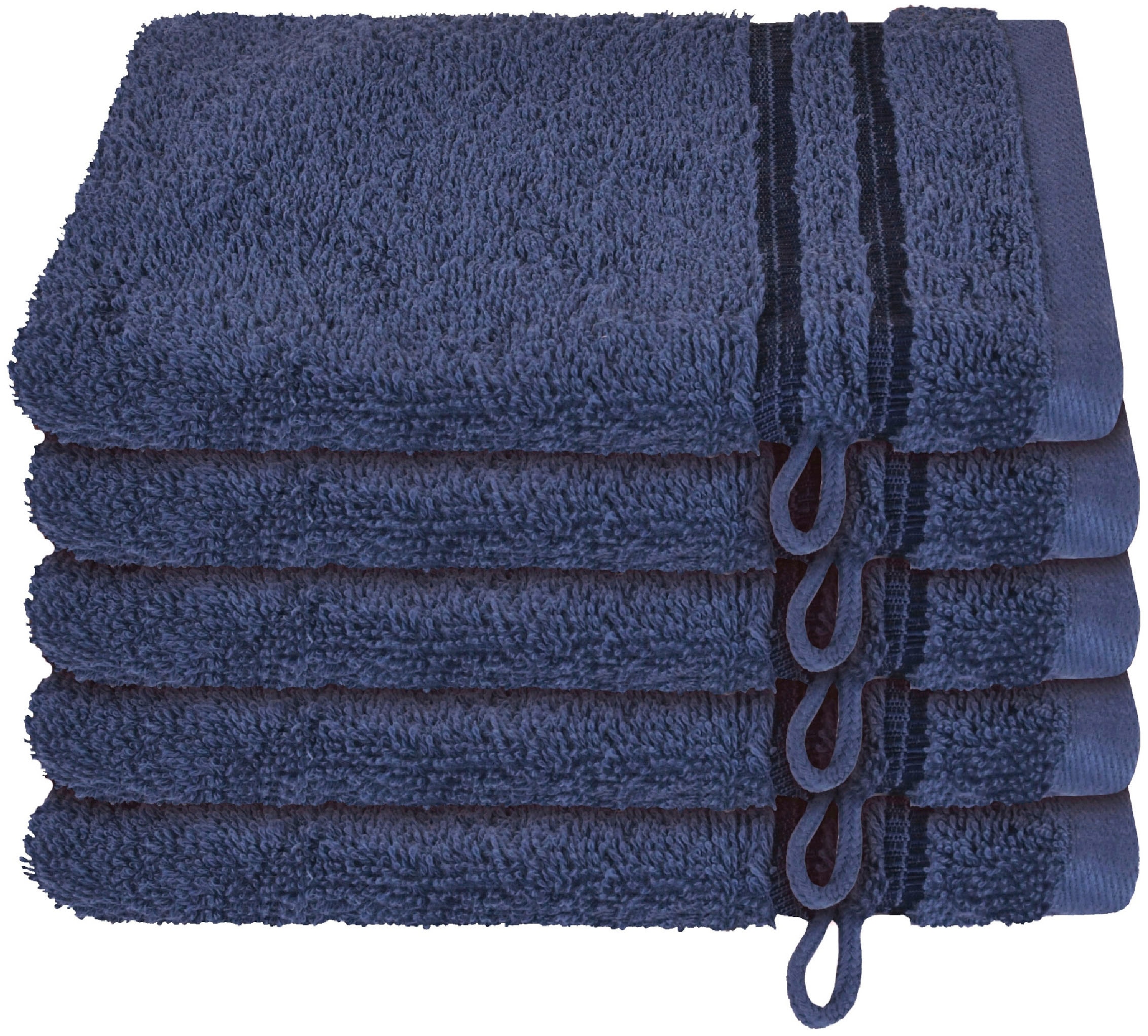 Schiesser Gant de toilette »Milano im 5er Set« mit Webbordüre