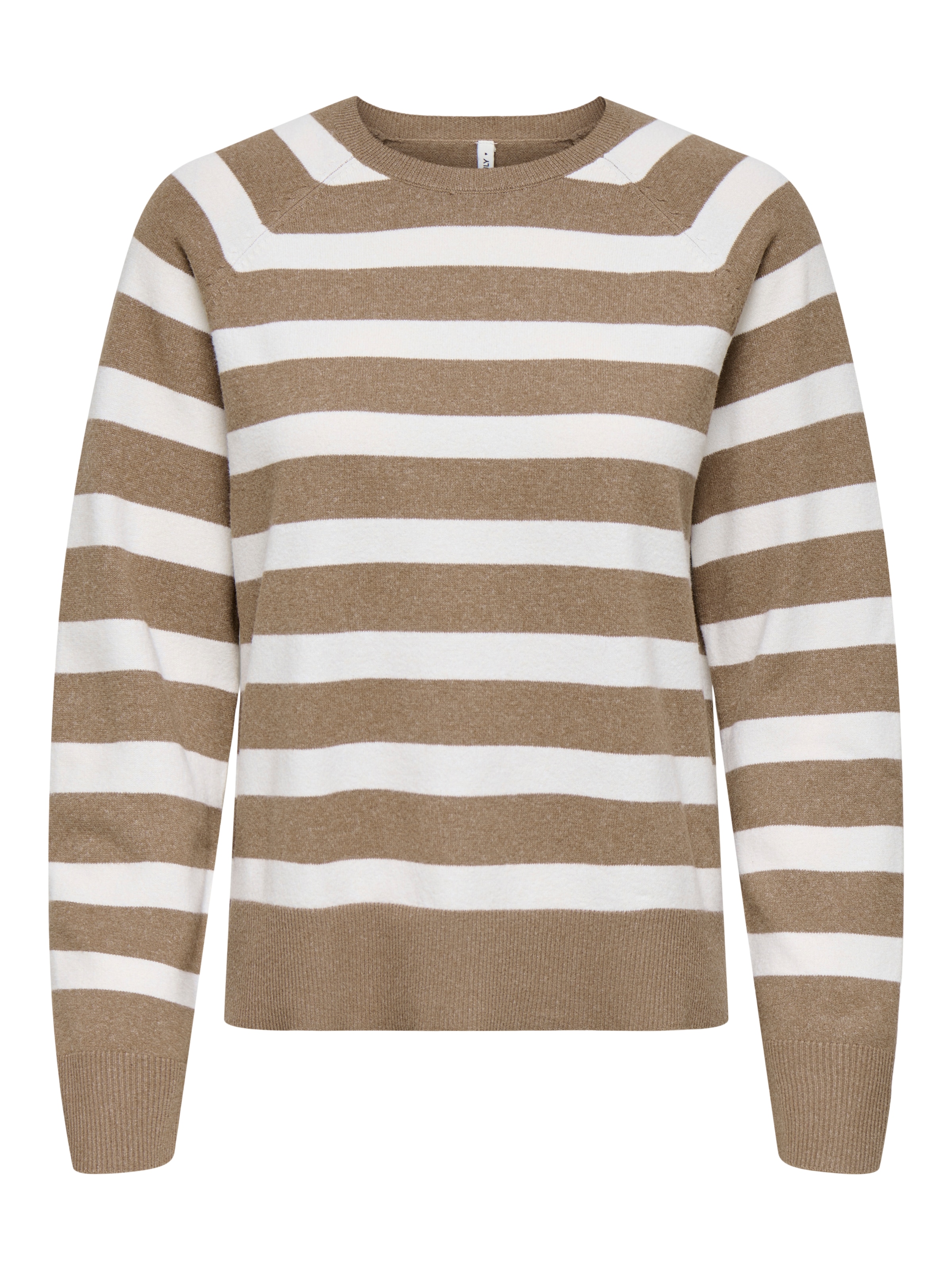 ONLY Rundhalspullover »ONLAMA LIFE LS RAGLAN O-NECK CC KNT«