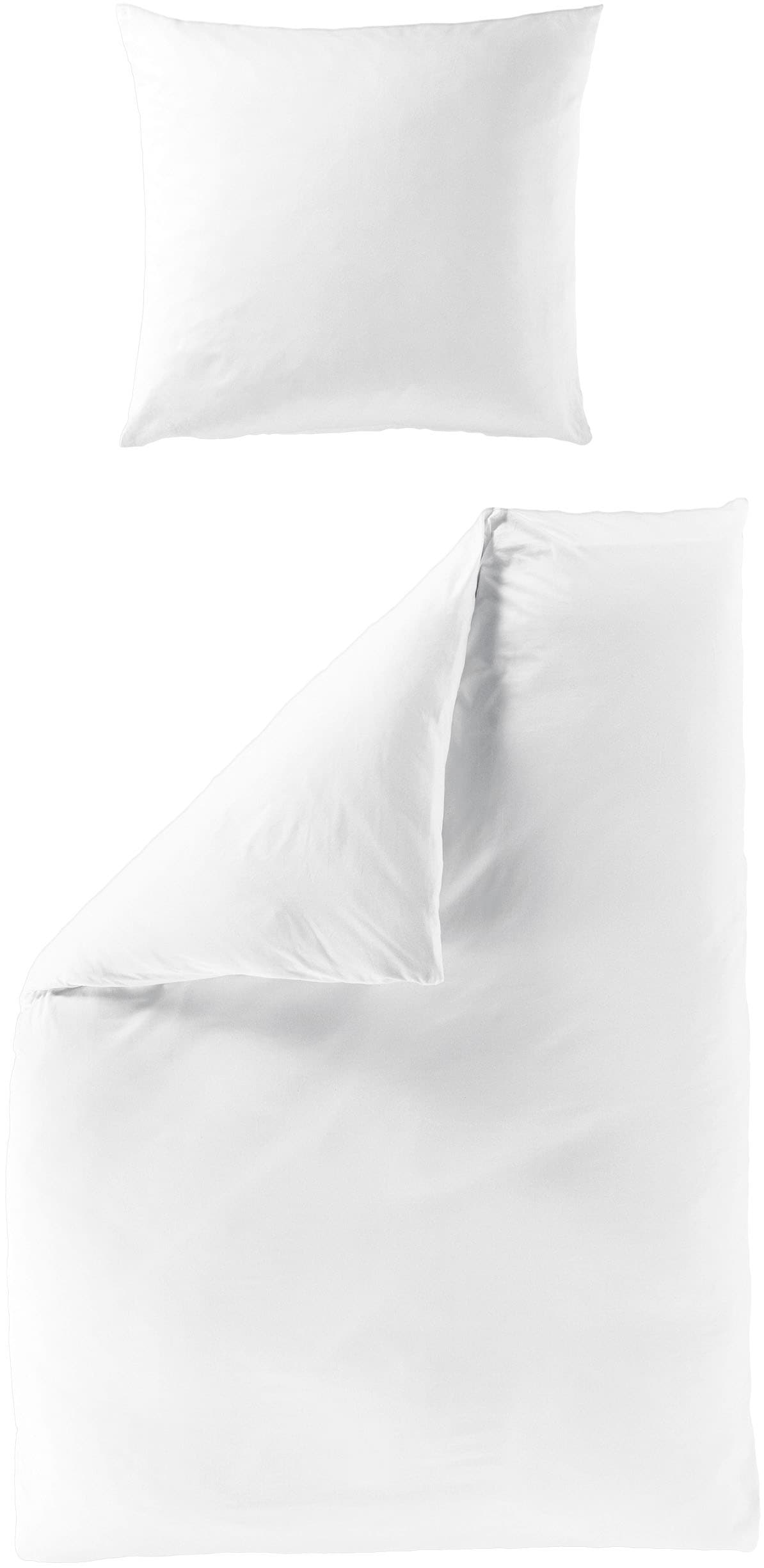 BIERBAUM Bettwäsche »Biber Uni in Gr. 135x200, 155x220 oder 200x200 cm«, Schlichtes Unidesign: Zeitlos und stilvoll für jedes Schlafzimmer