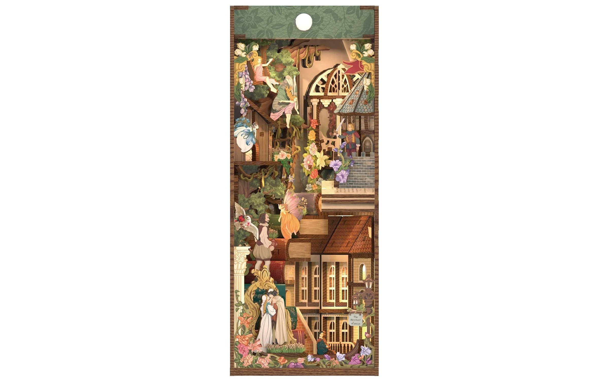   Modellbausatz »Tonecheer Book Nook Shakespeare's Verse« 212 Stk. tlg.