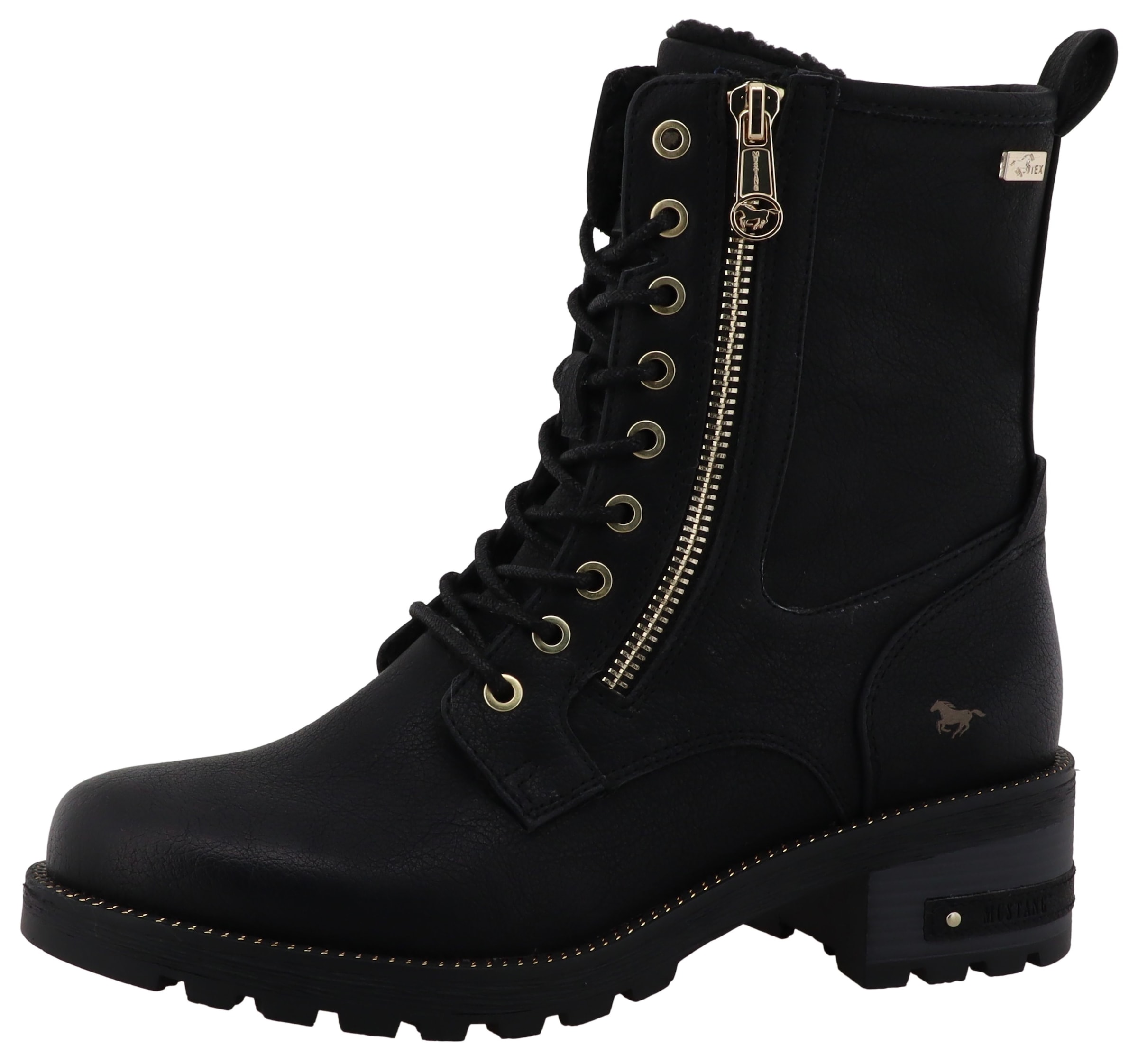 Image of Mustang Shoes Winterstiefelette "Haukea" Winterboots mit praktischen Reissverschlüssen