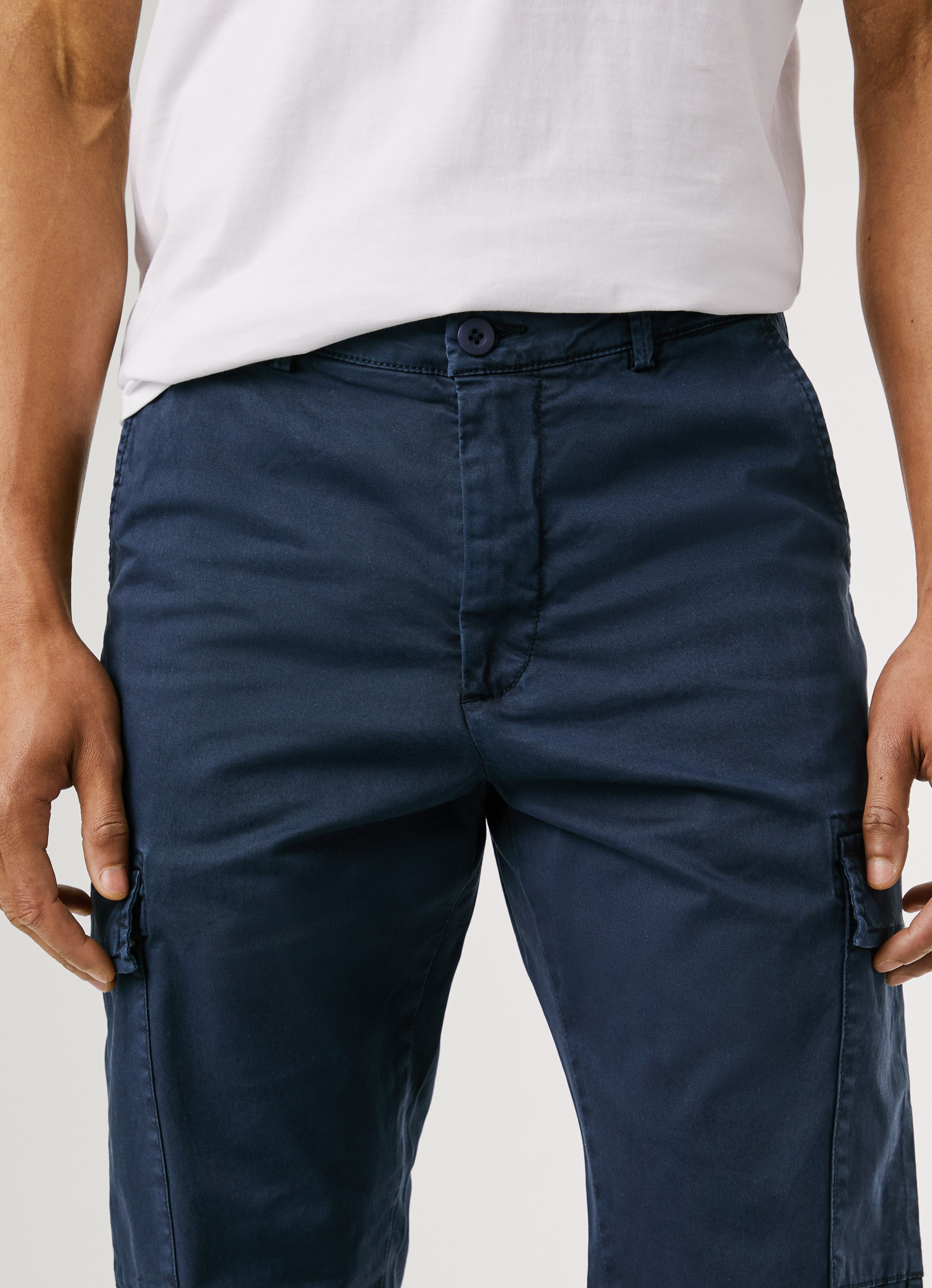 Pepe Jeans Chinos »SLIM CARGO TWILL«  mit aufgesetzten Taschen