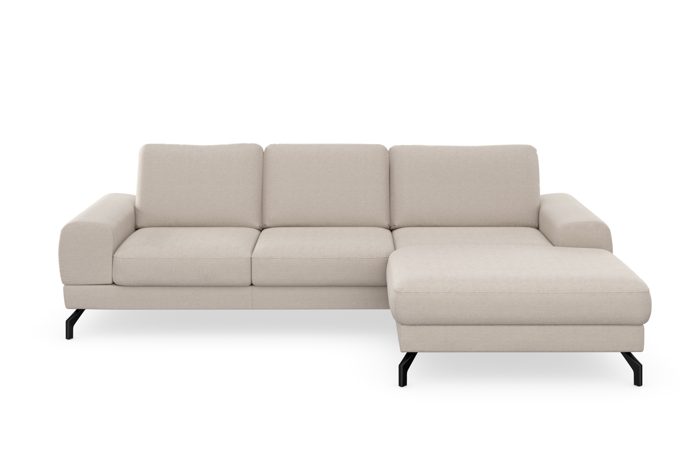 sit&more Ecksofa »Cinturo L-Form« inklusive Sitztiefenverstellung und Federkern, Sitzhöhe 45 cm