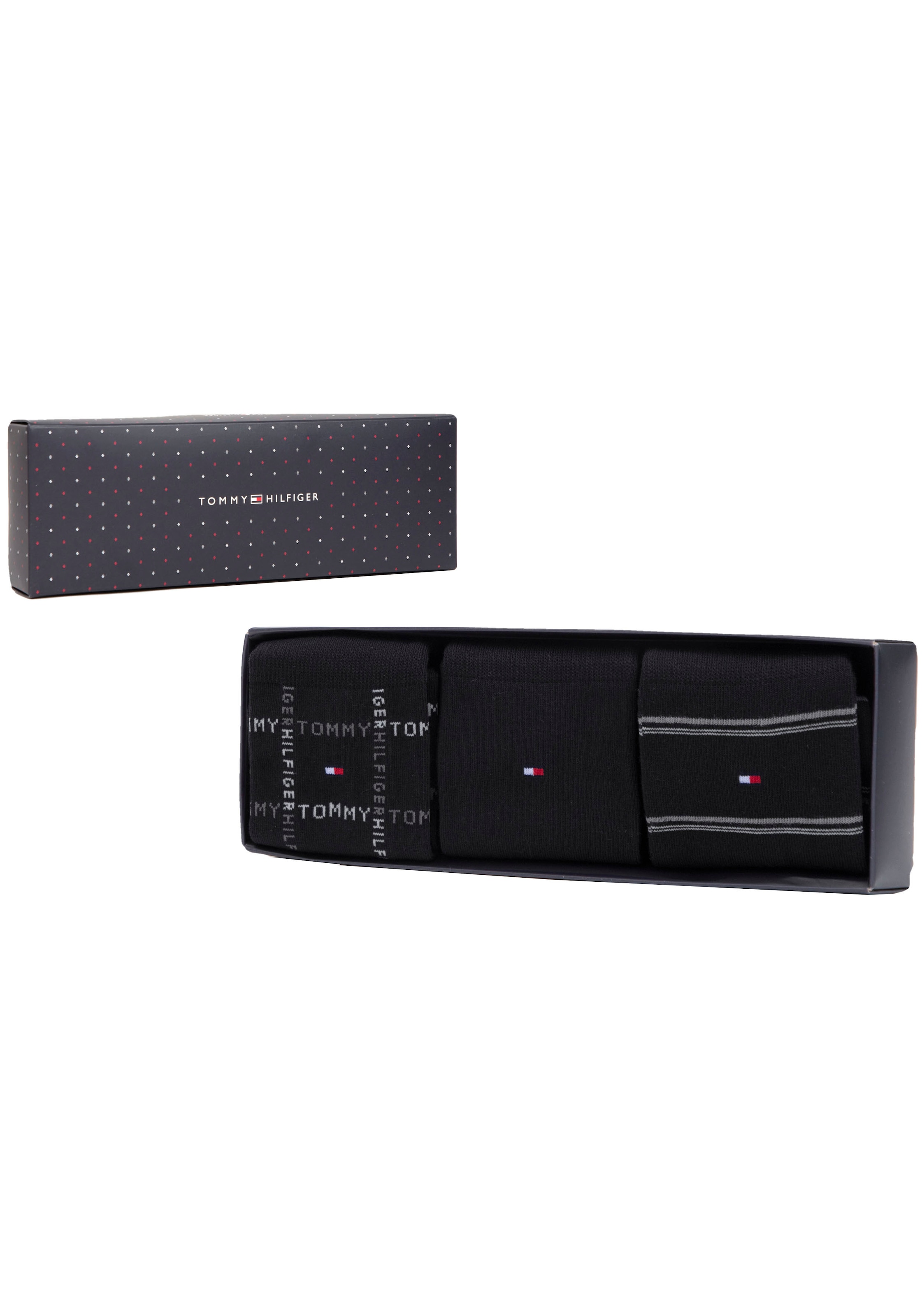 Tommy Hilfiger Socken, (Packung, 3 Paar), mit Logostickerei