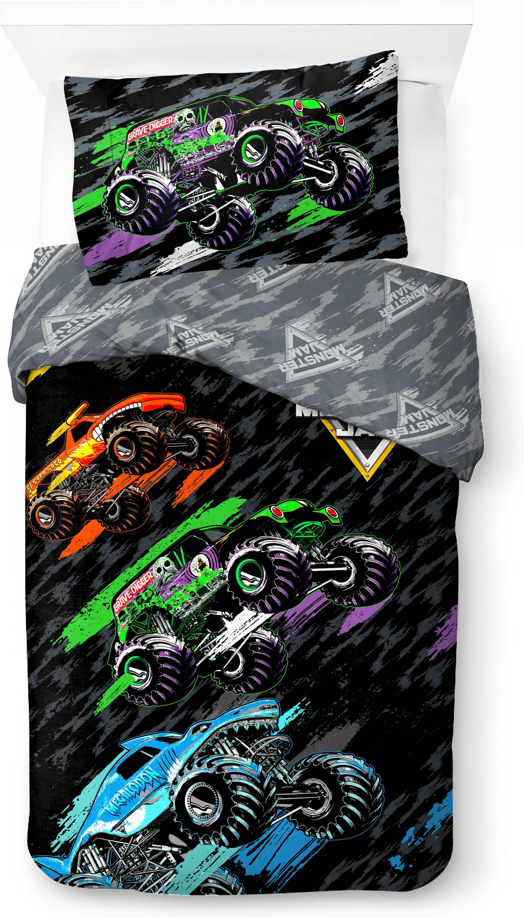 Image of Bettwäsche "Monster Jam Streaks & Colors" 2