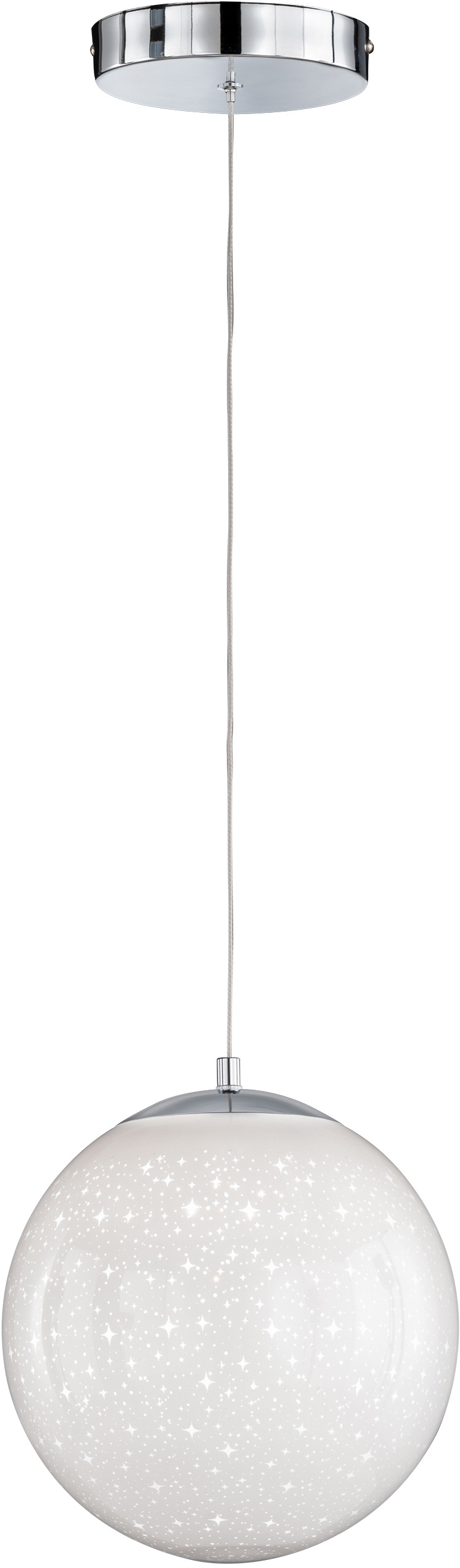 Image of WOFI LED Pendelleuchte »POINT«, LED-Modul, 1 St., Warmweiss, Sternendesign bei Ackermann Versand Schweiz