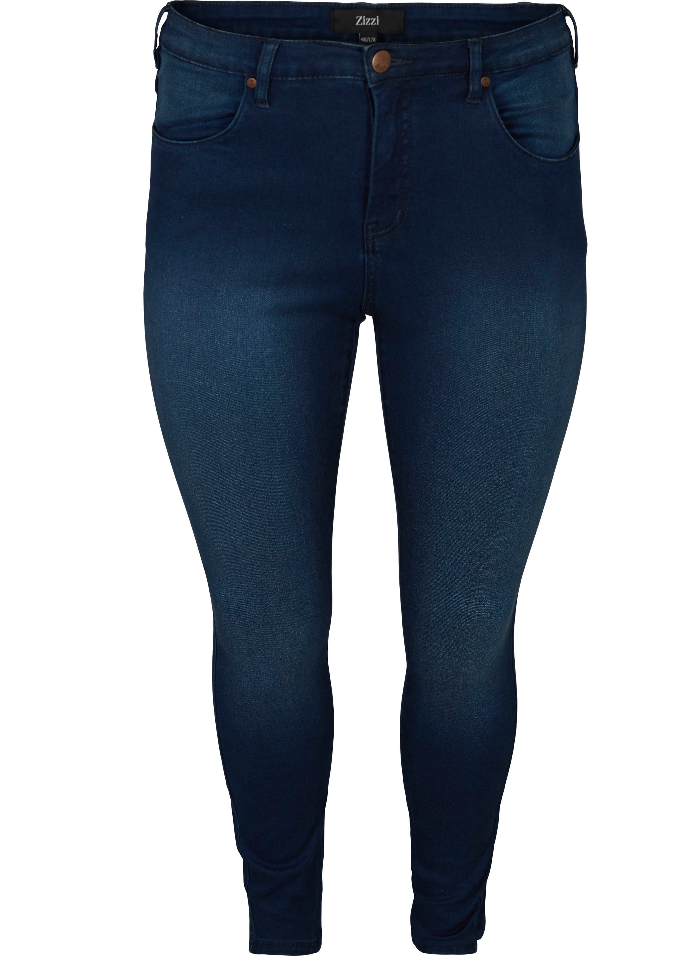 Image of Zizzi Slim-fit-Jeans »ZI-AMY LONG«, elastischer Baumwollstretch bei Ackermann Versand Schweiz